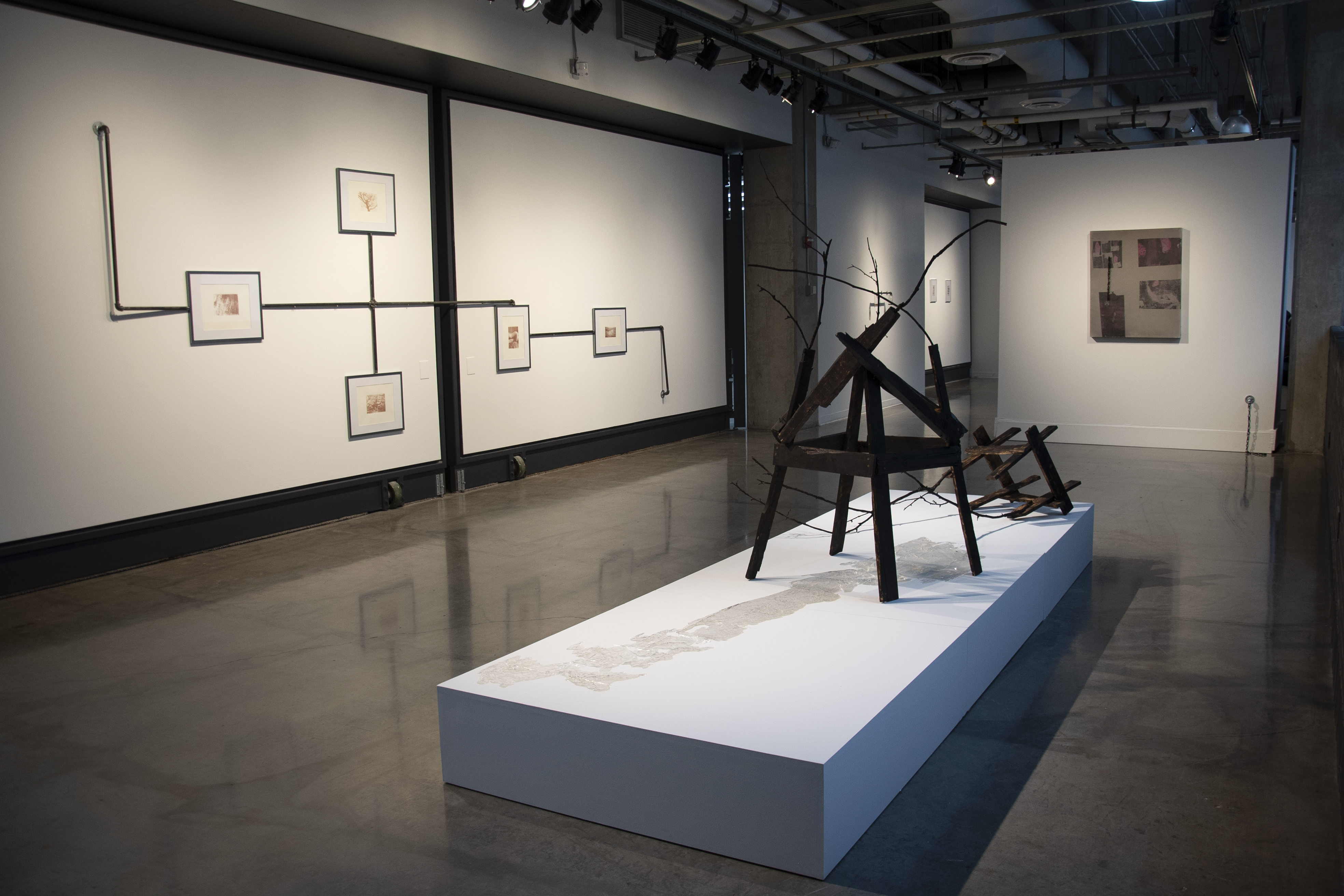 Installation view of Excess Removal, 2023