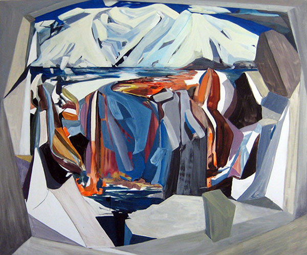 Untitled, acrylic on board, 60x72”, 152x183cm 