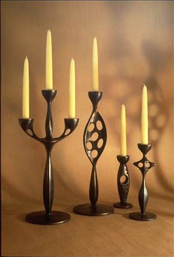 Rustic Candlesticks