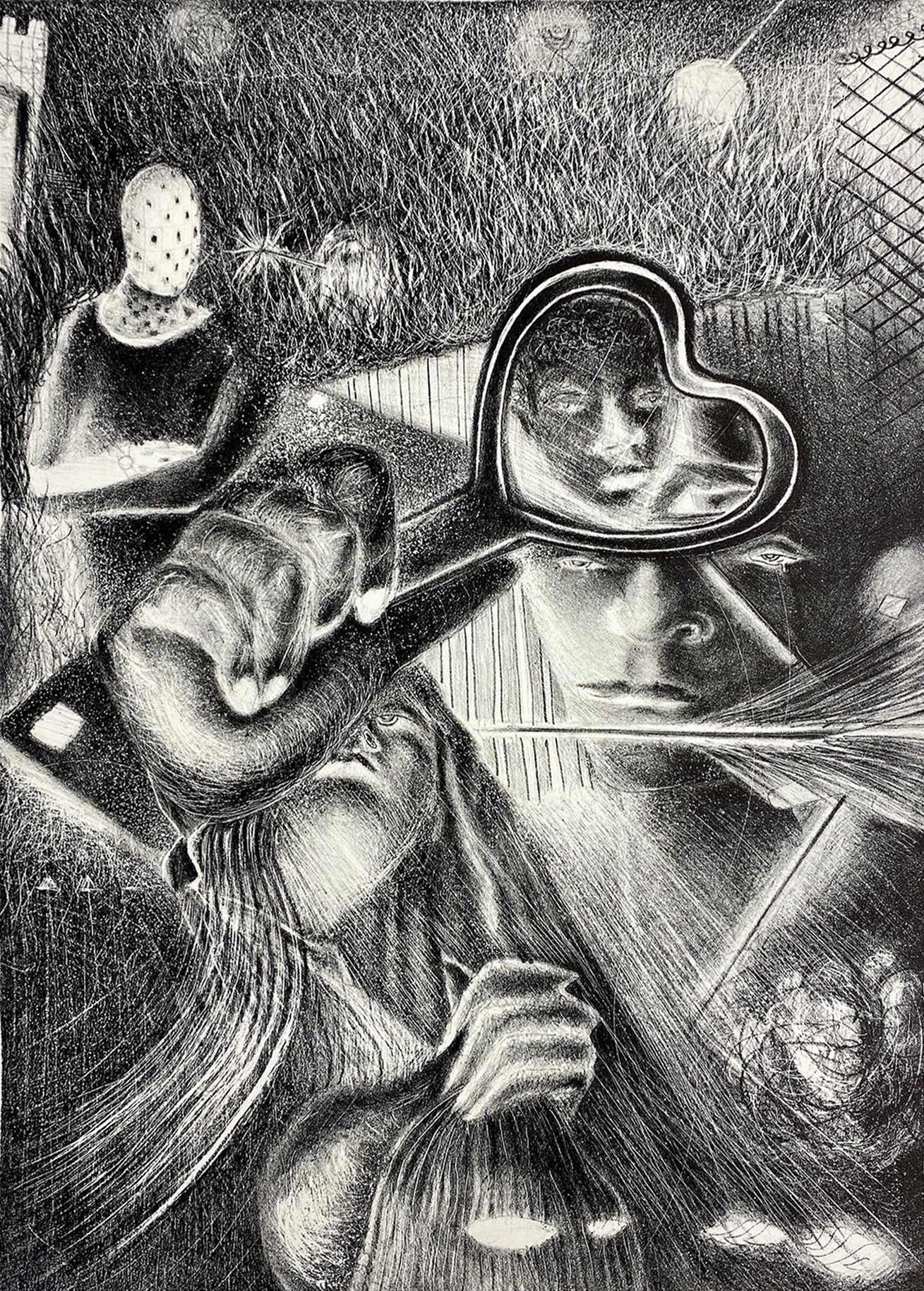 "On God", Lithograph, 16" x 20", 2022