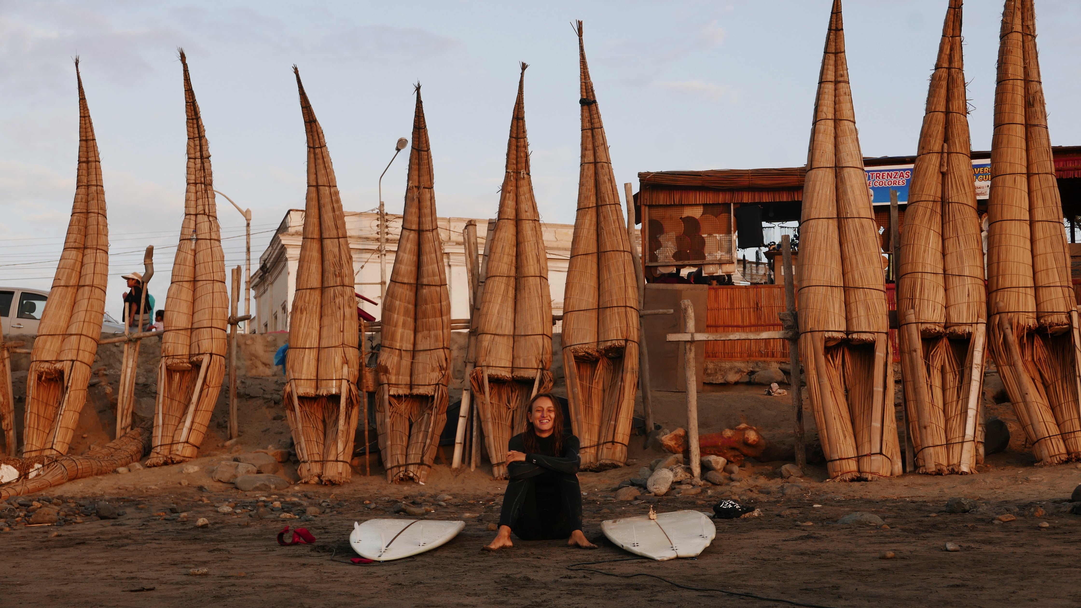 Surfing Huanchaco Peru