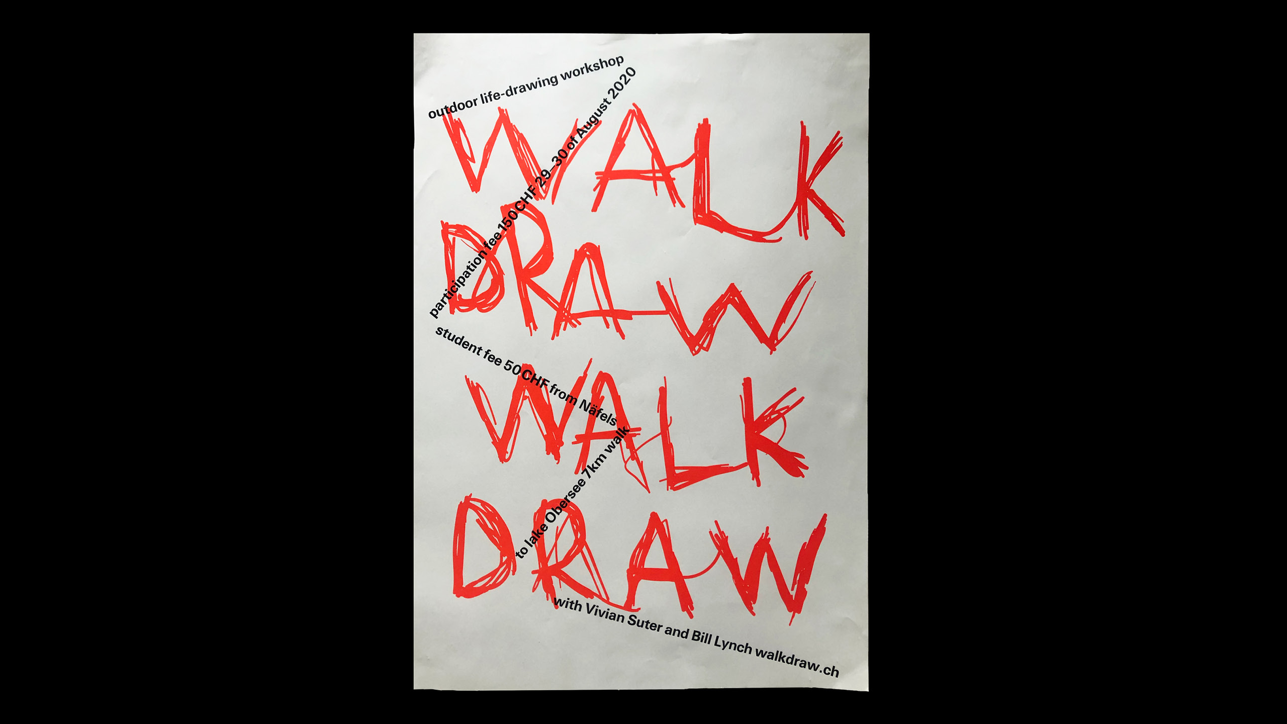 WALK DRAW, Letterpress—2020