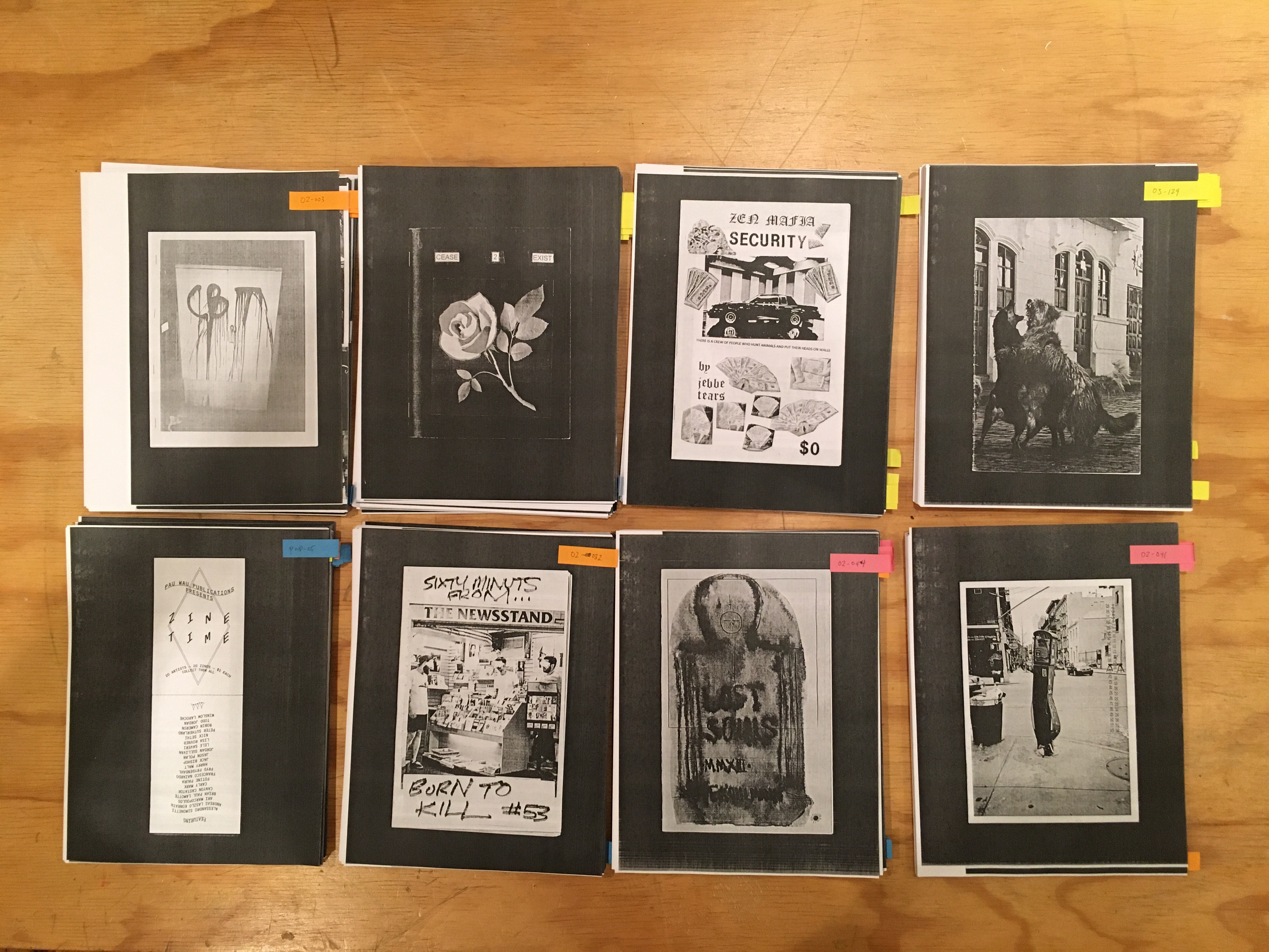 Original Photocopies with Notes