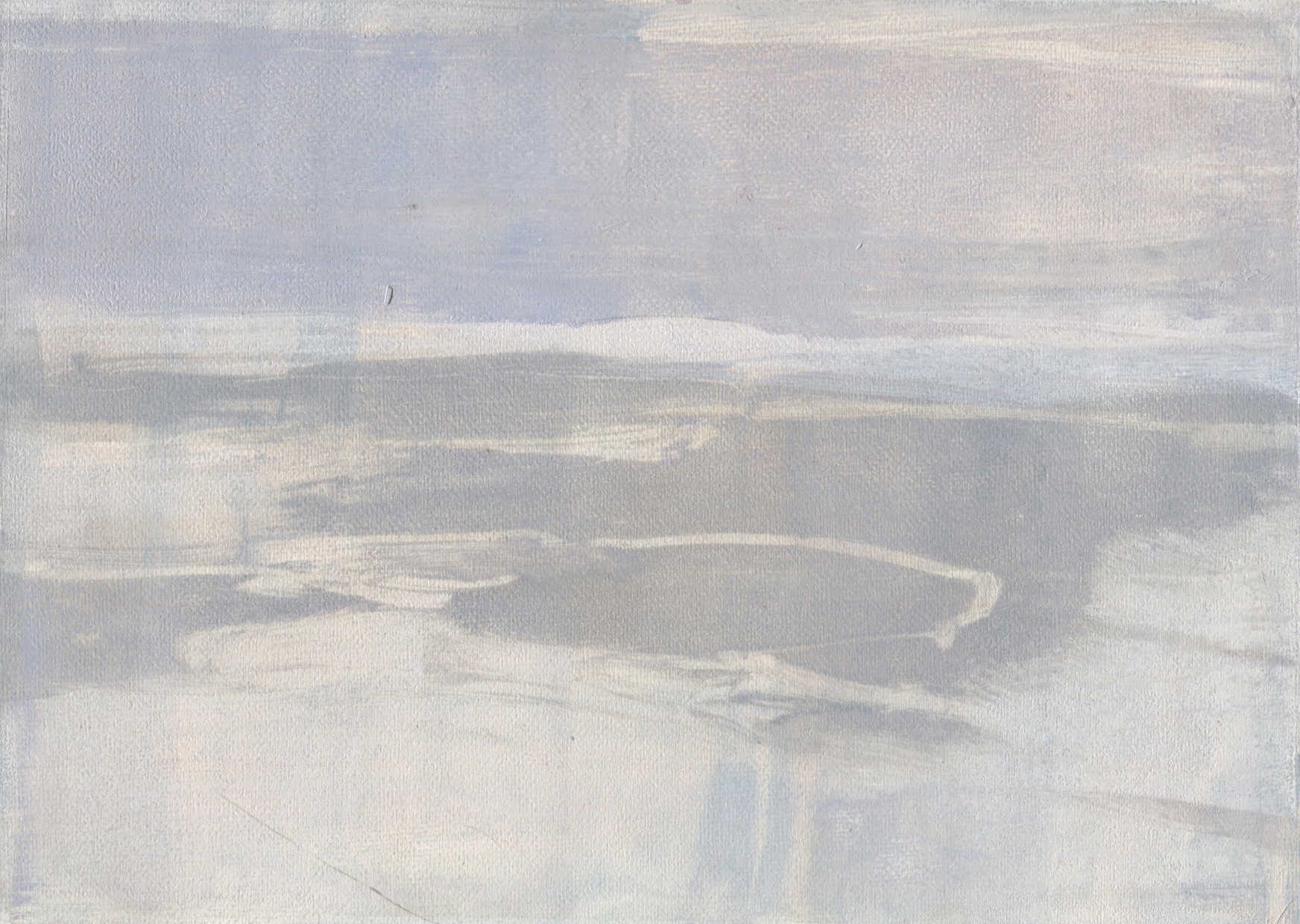 6-part painting (1), acrylic on canvas, 12 x 17 cm