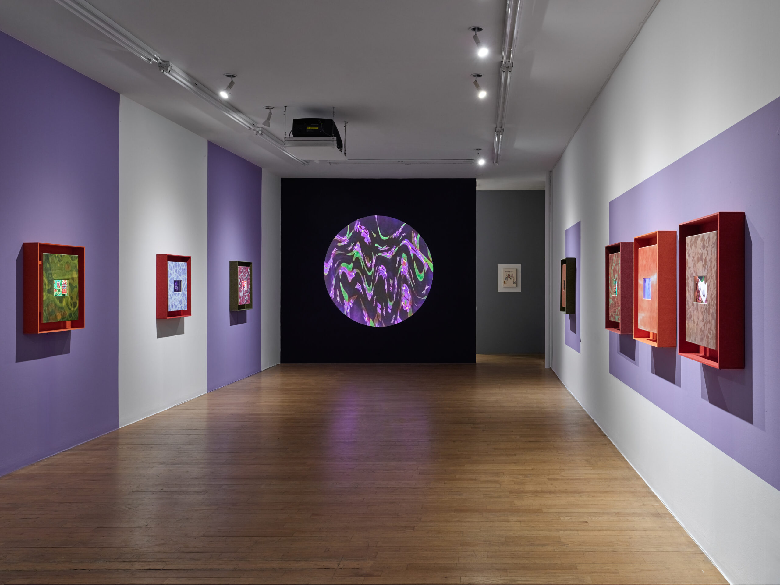 Claudia Hart, Installation view, bitforms gallery, 2025. Photo: Yi Hsuan Lai