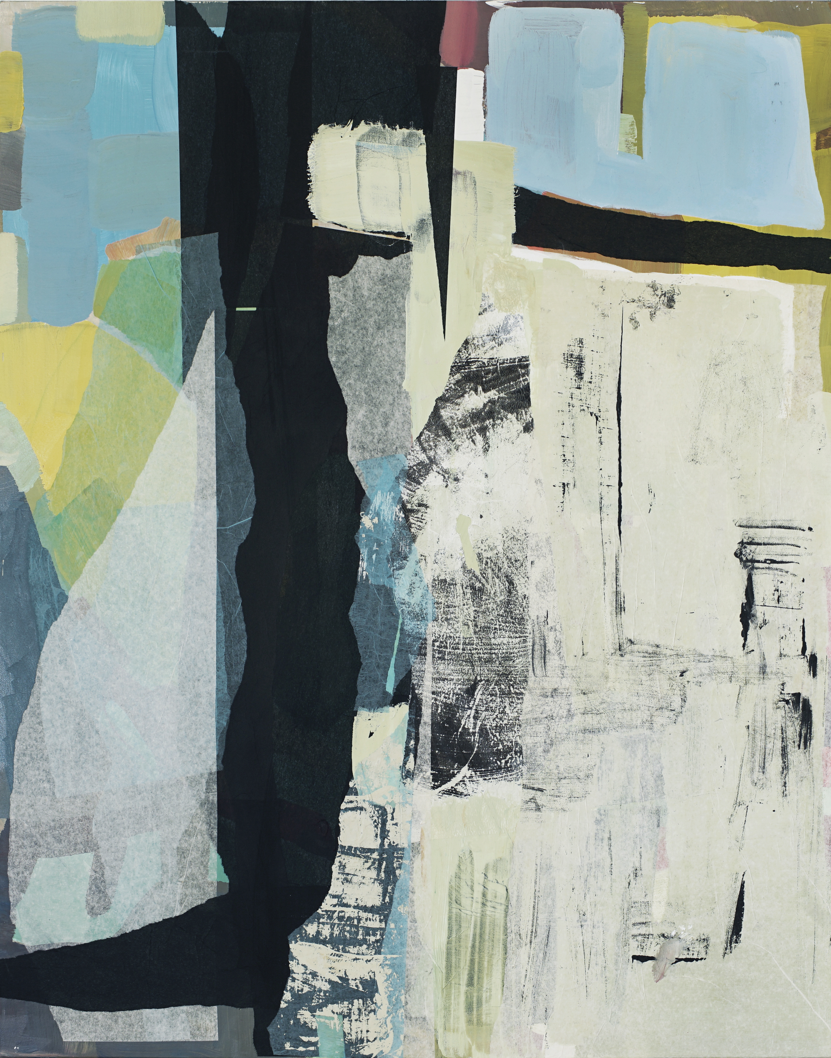 Available/ Acryl and paper on canvas/ 80x100cm/ 2020