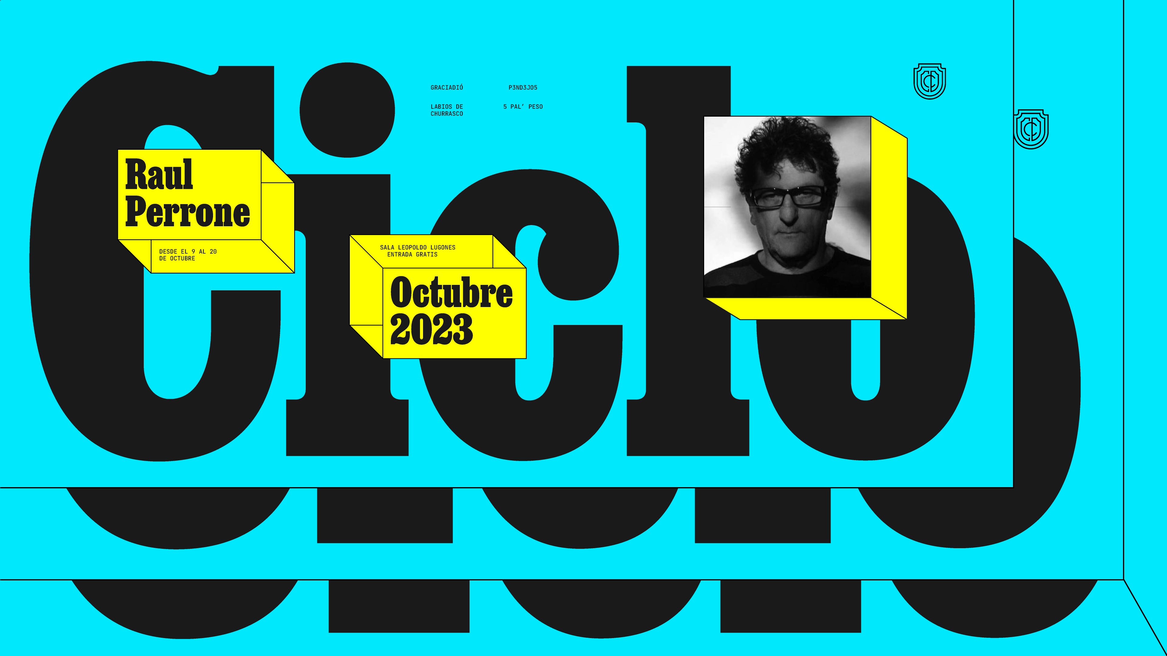 Gráfica tipográfica para el Club de Cine por Kinoto Studio