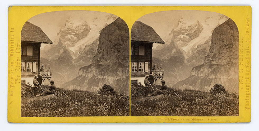 View of the Eiger, Mürren, Canton Bern. (1863)