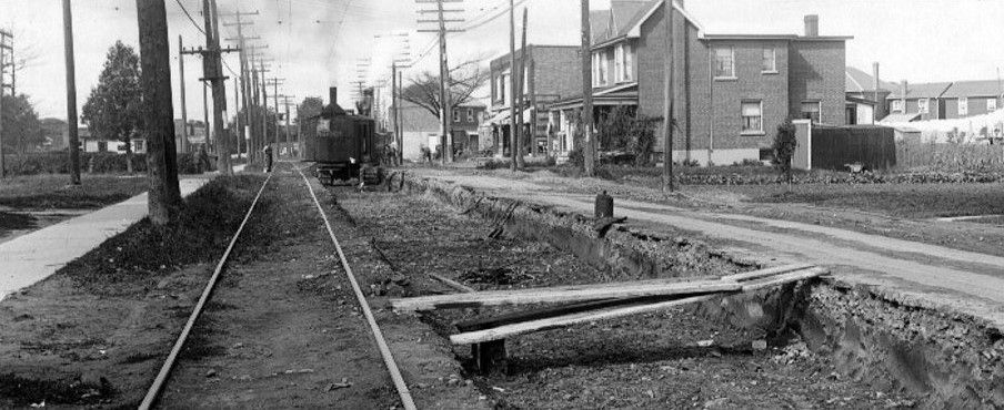 Weston Rd. north from Ray Avenue, October 5th 1924