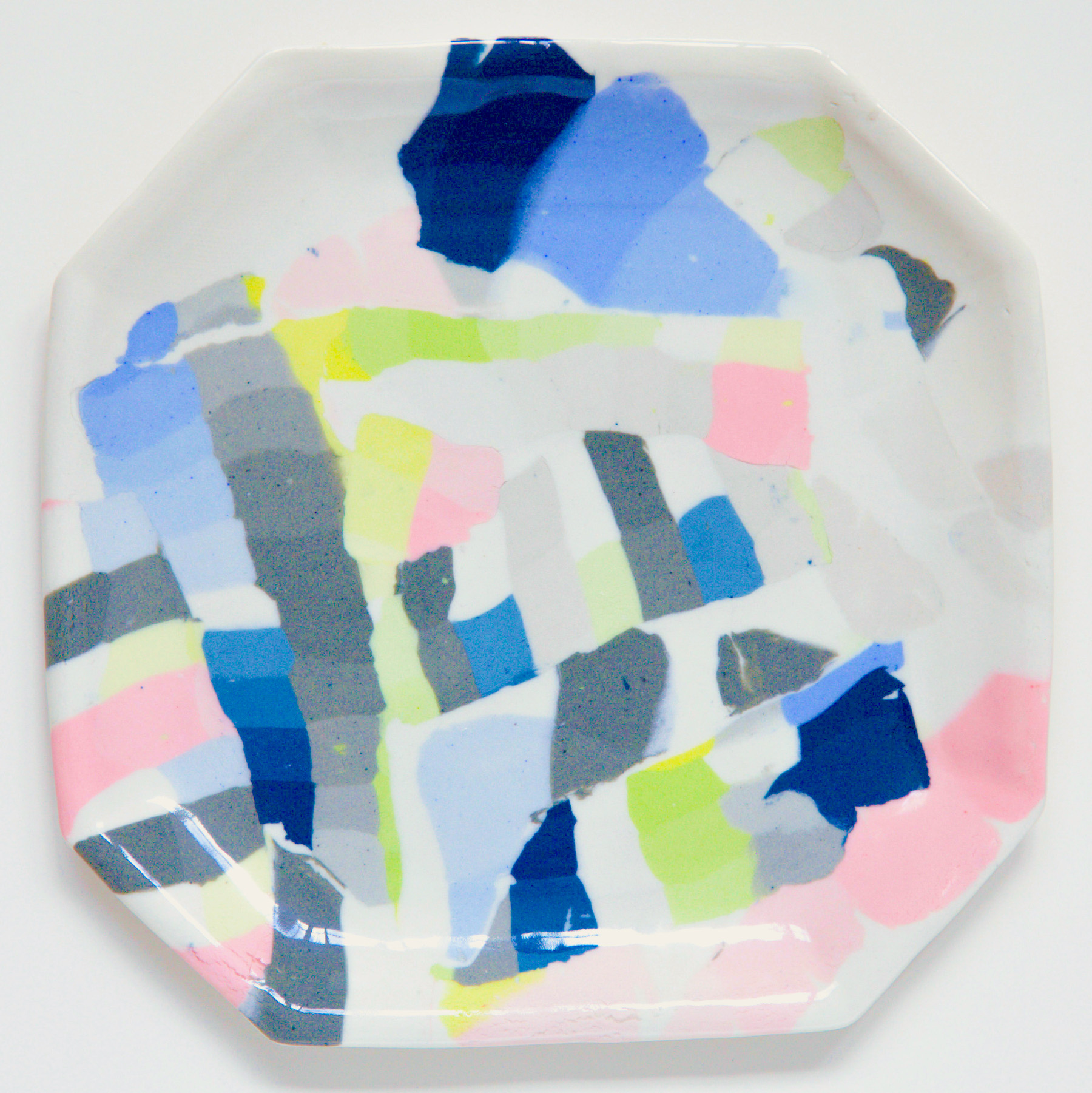 Medium Scrapware Octagonal Plate [120$]