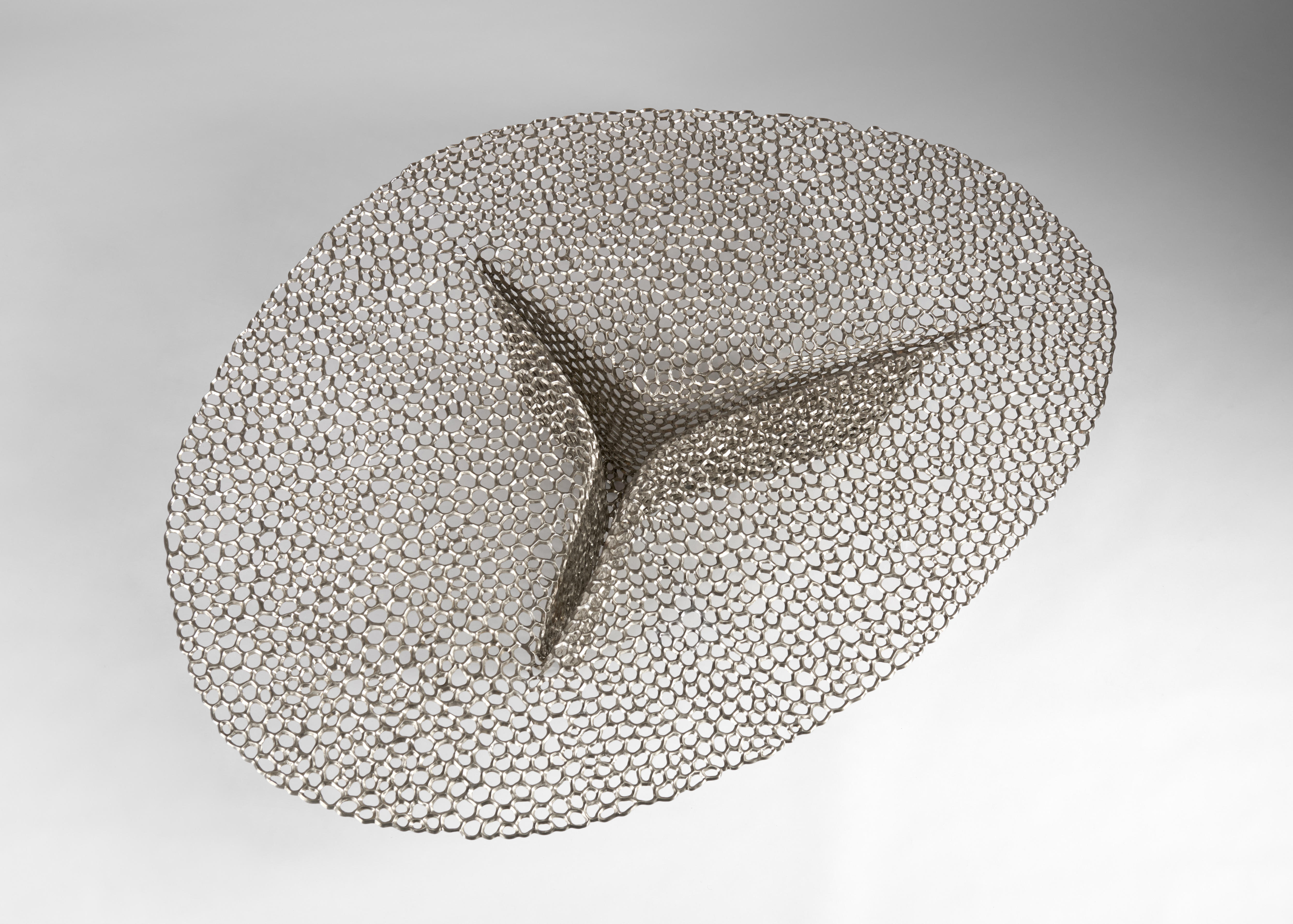 Janus, 2025 White Bronze / 35x162x120cm, 14x65x48"