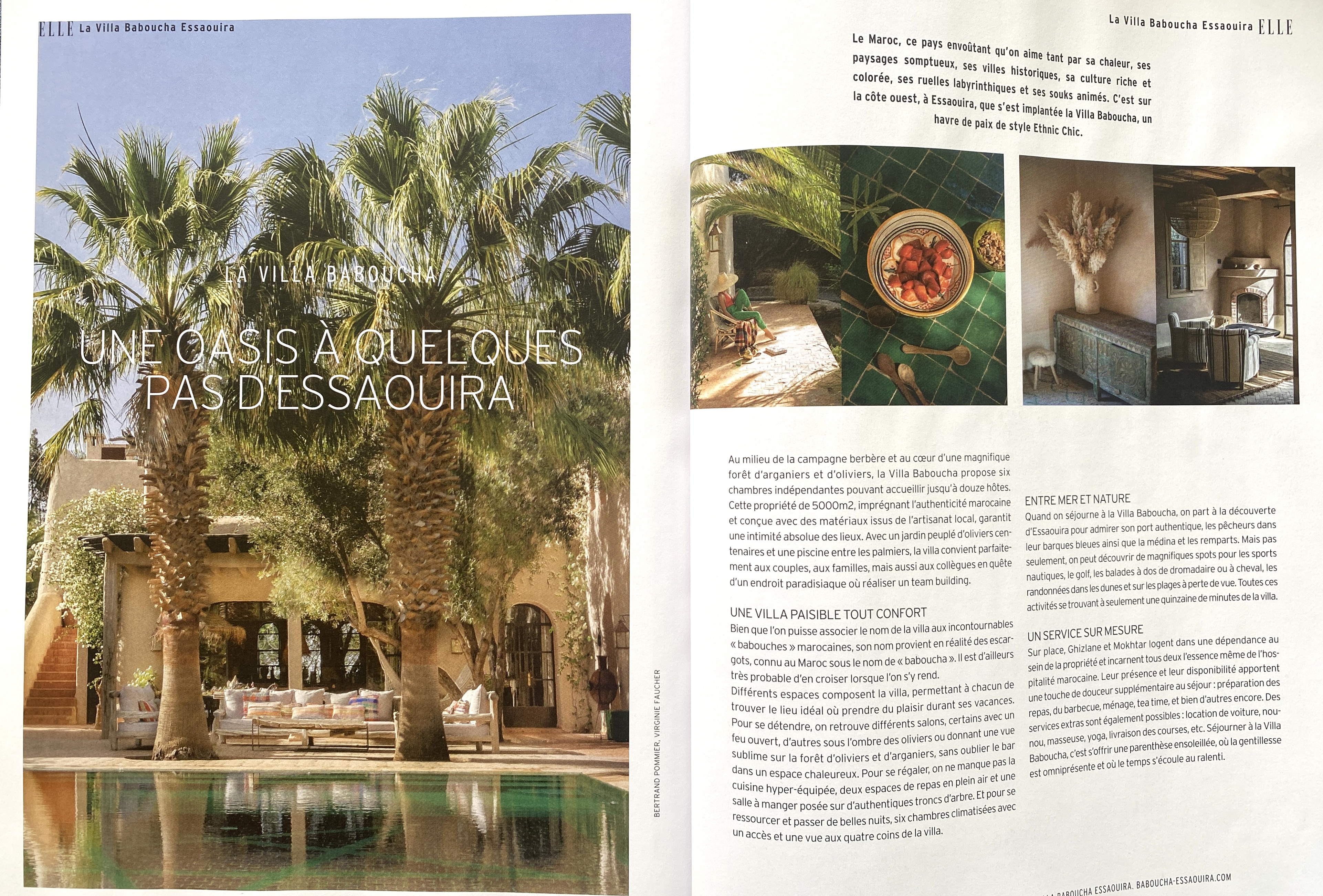 ELLE Belgique - Villa Baboucha