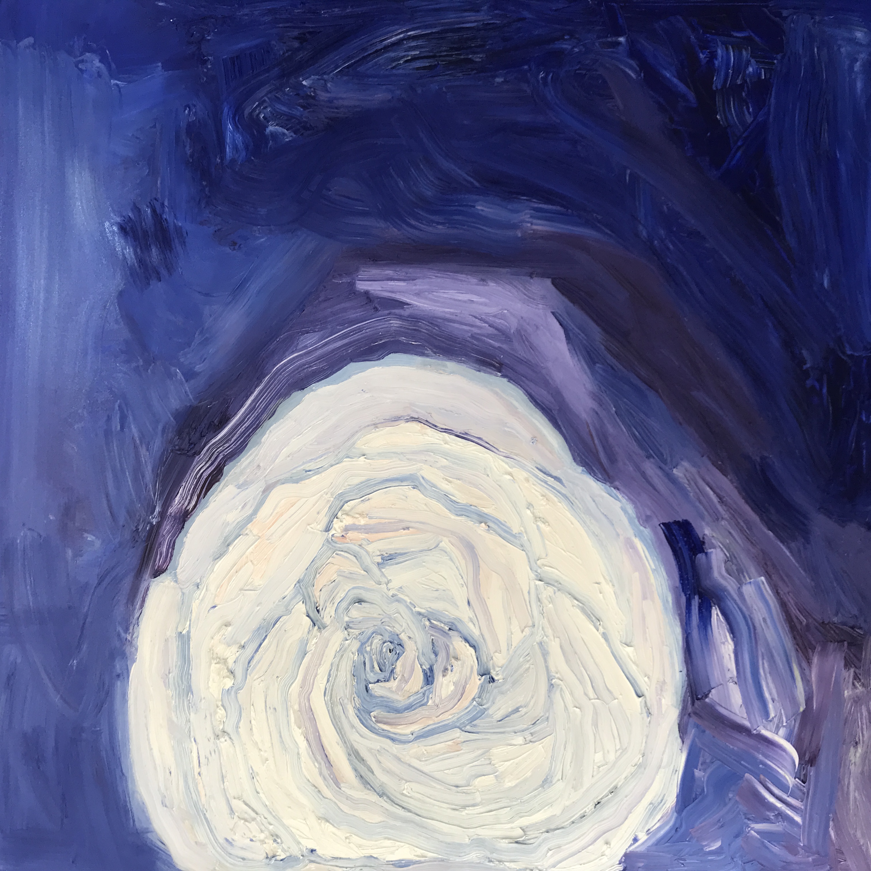 Purple, 2022, oil on canvas, 48"x48" in