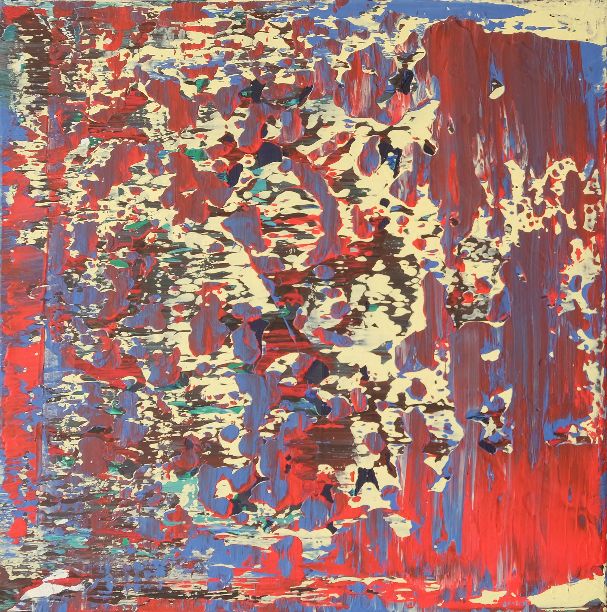 o.T. Acryl auf Leinenwand, 60 x 60 cm