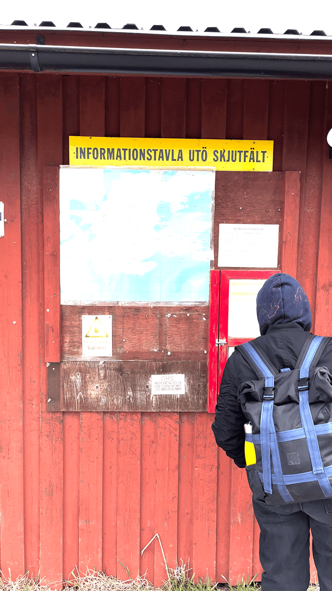 Victoria McCarthy at Utö during Litiumtidens festival