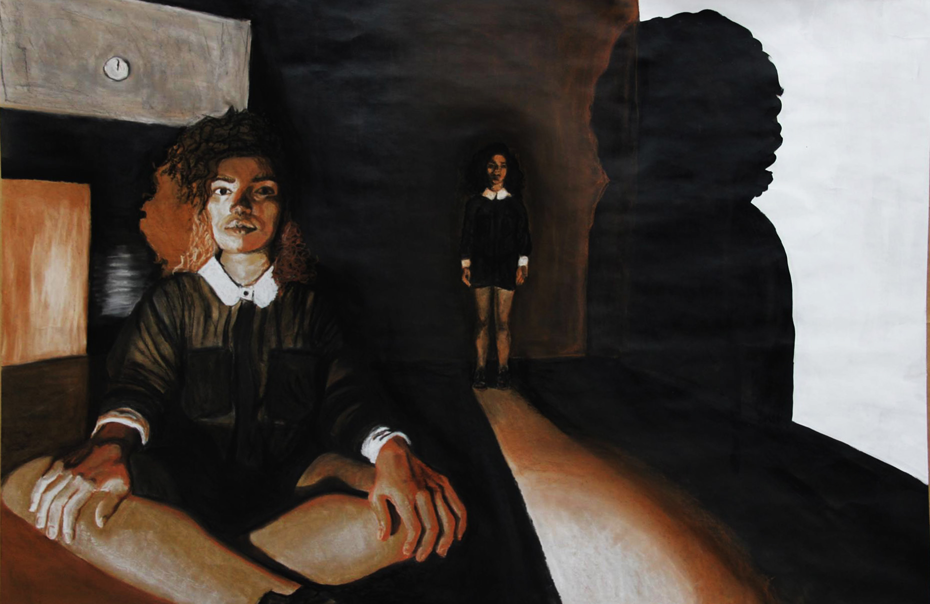 The drawing above is about (5’ x 3’).