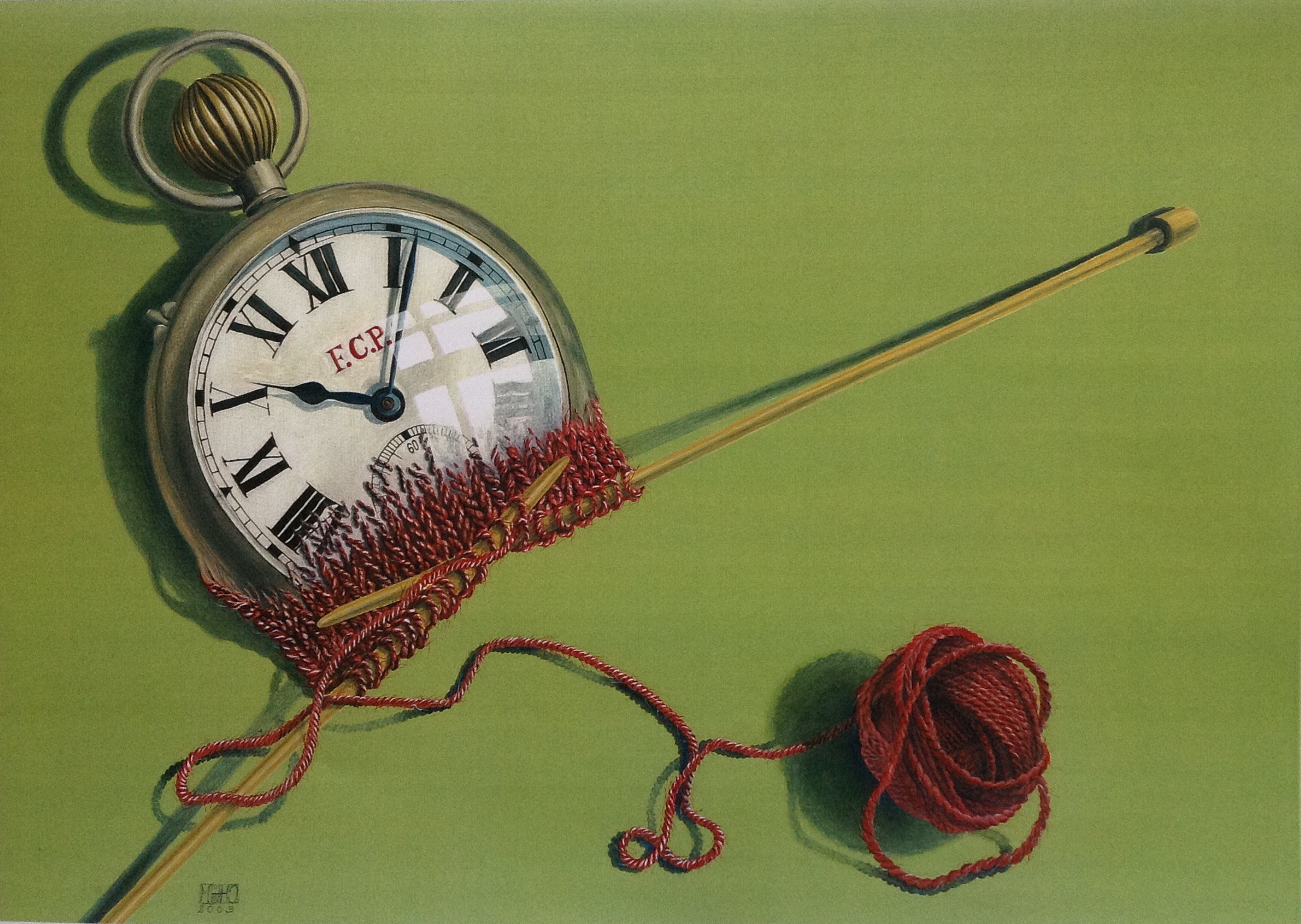 54–Das Alter ist einsam und weiblich36×28 cmGouache auf Papier2003sold