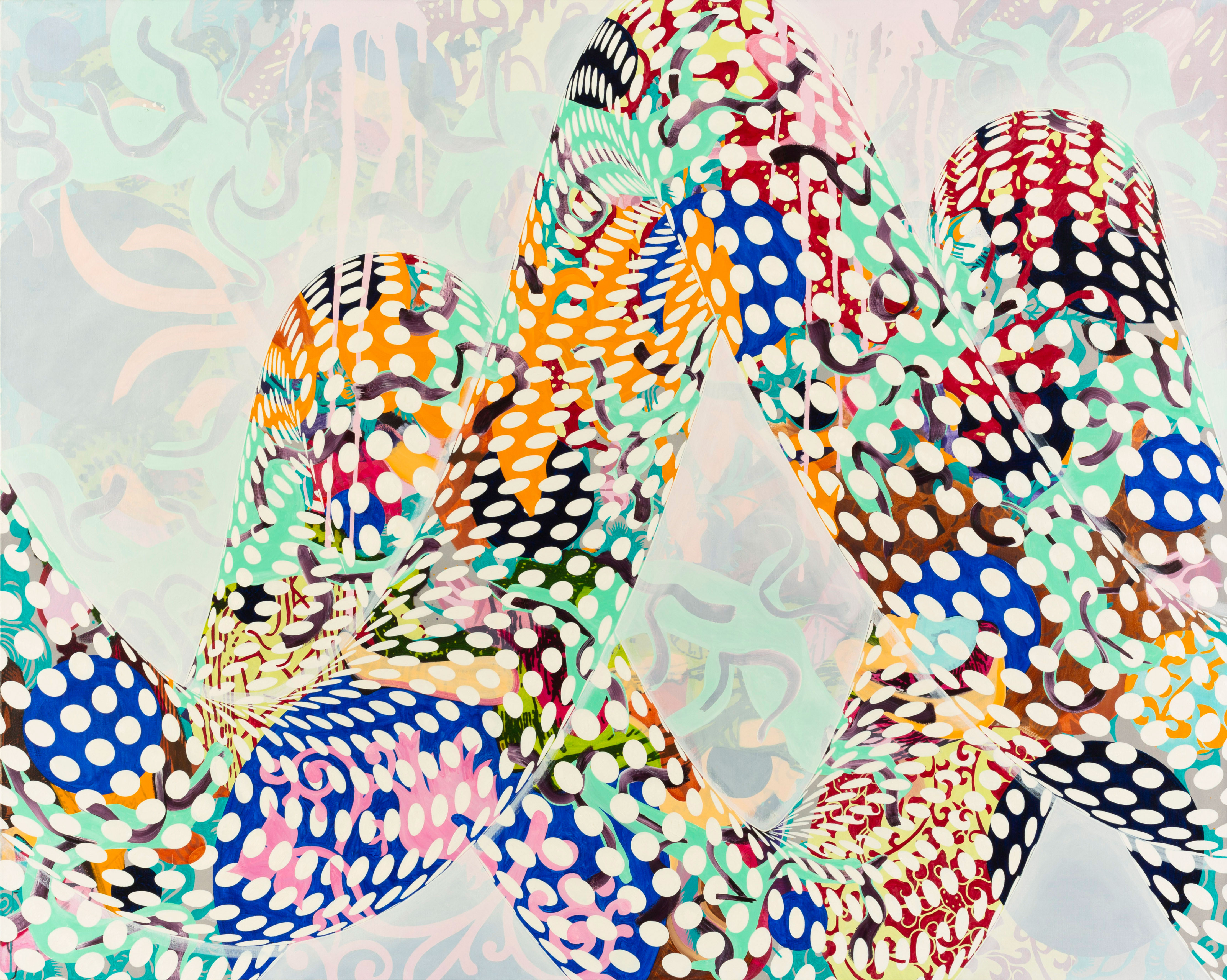 Loop #1, 2011. Oil on canvas. 185x232 cm.