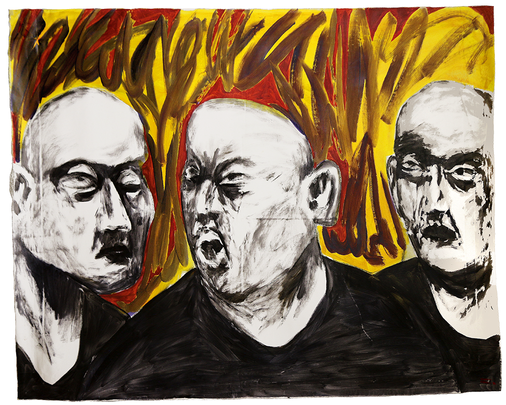 셋이 아닌 하나라면 2017, oil on cotton, 100*132(cm)