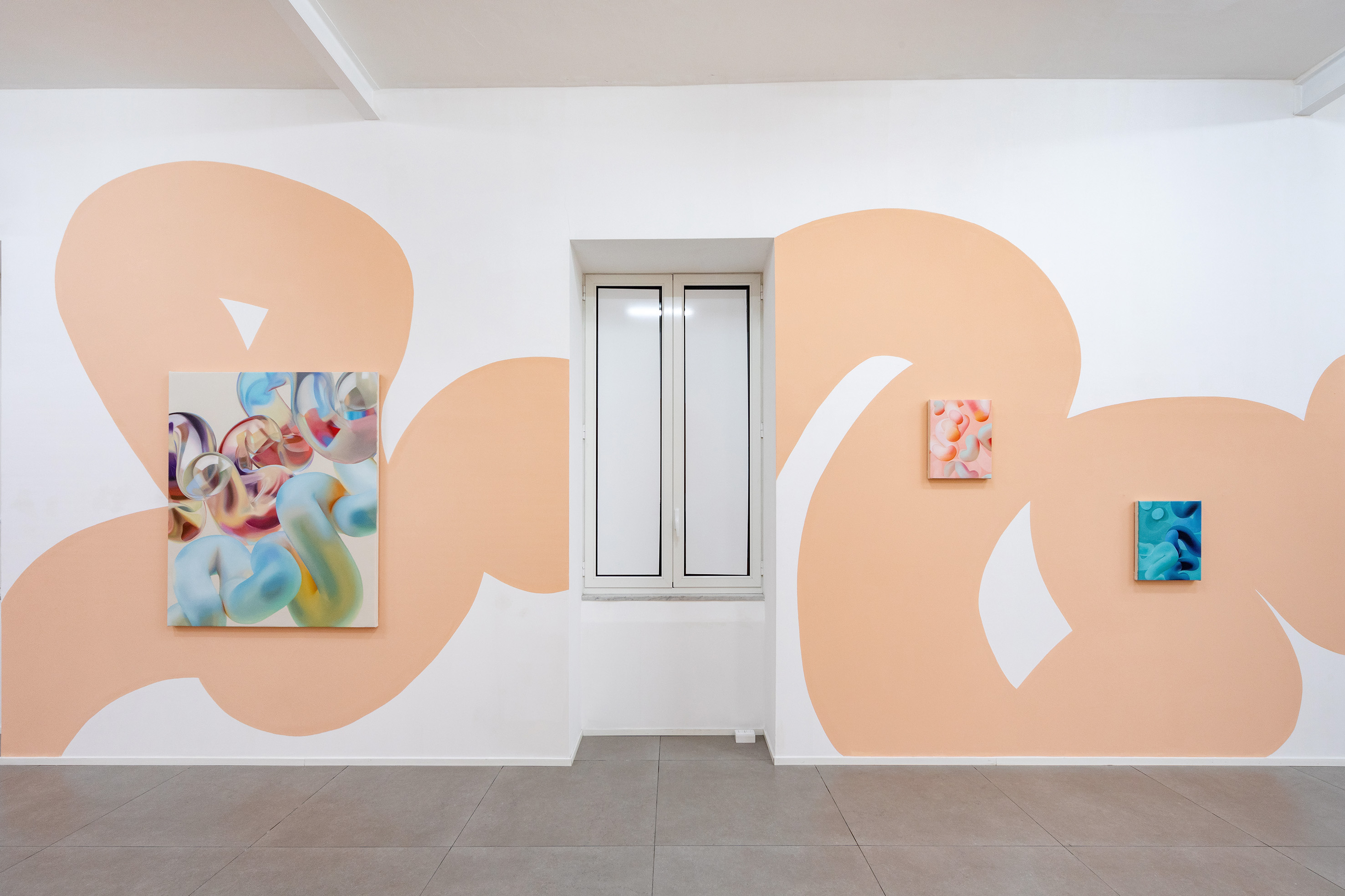 Installation view of FLOW_STATE at Galleria Nicola Pedana. Photo: Danilo Donzelli
