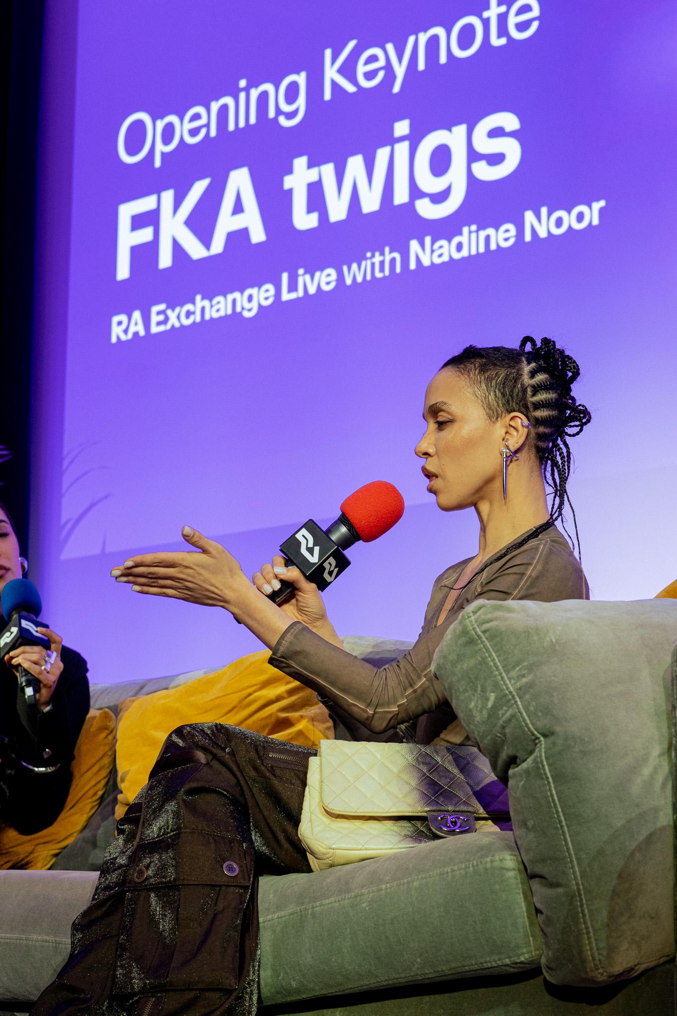 FKA twigs keynote conversation at AVA London.”