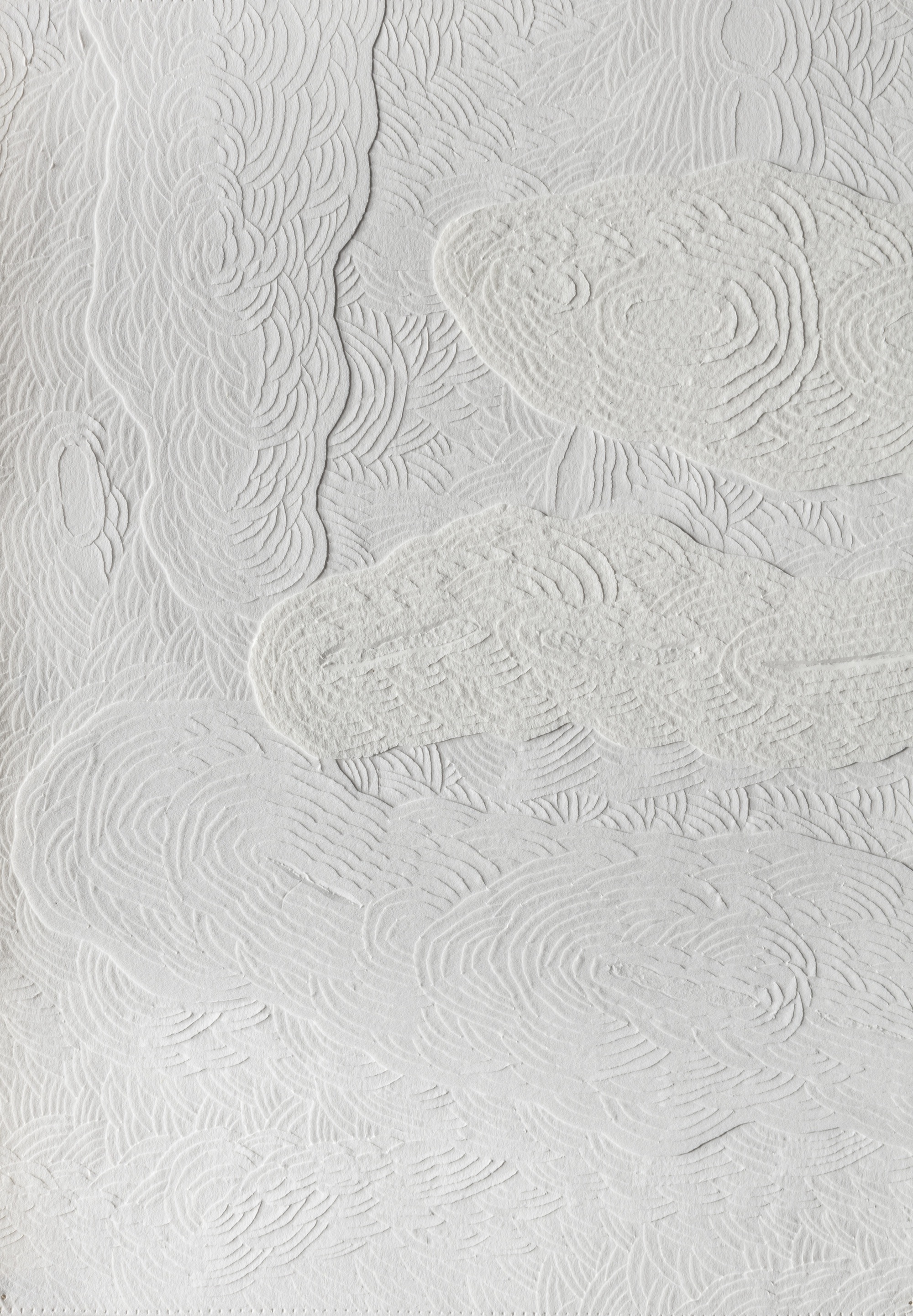  Untitled, 2016 . Cut and carved paper. 30 x 21 cm