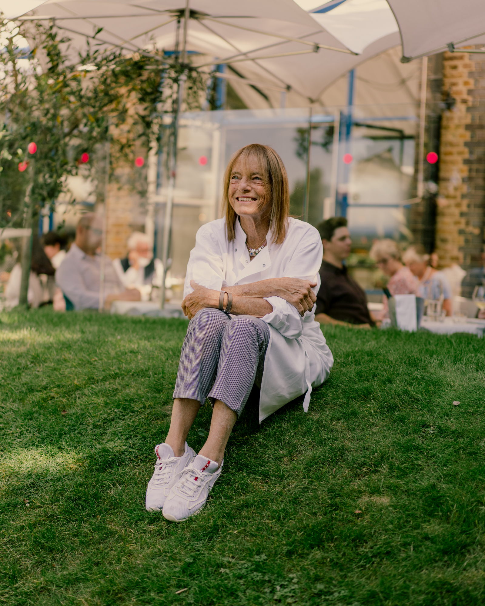 Ruth Rogers at her restaurant in London for The New York Times