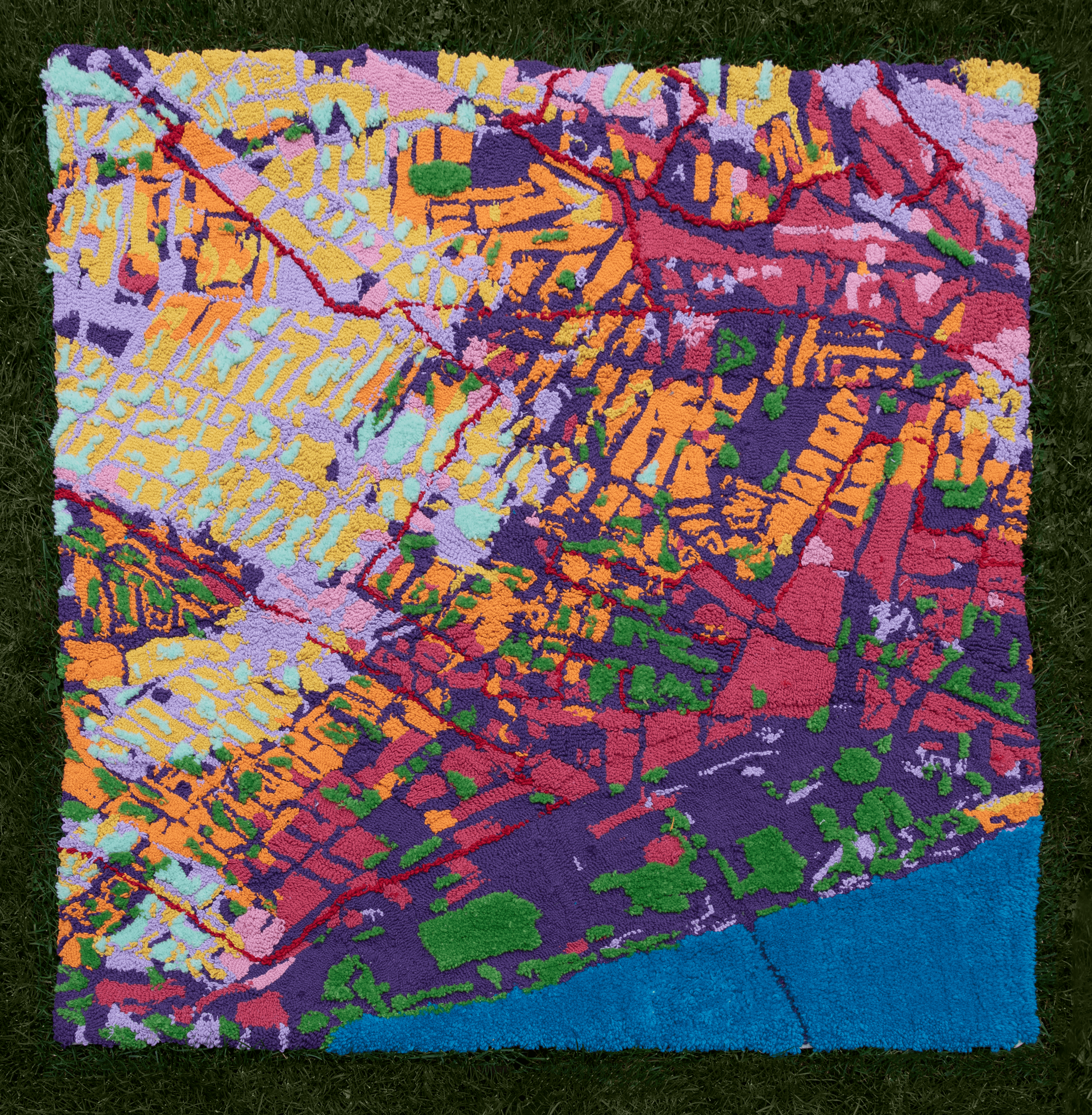 Soft City: Cambridge, a textile series done in collaboration with Amanda Ugorji