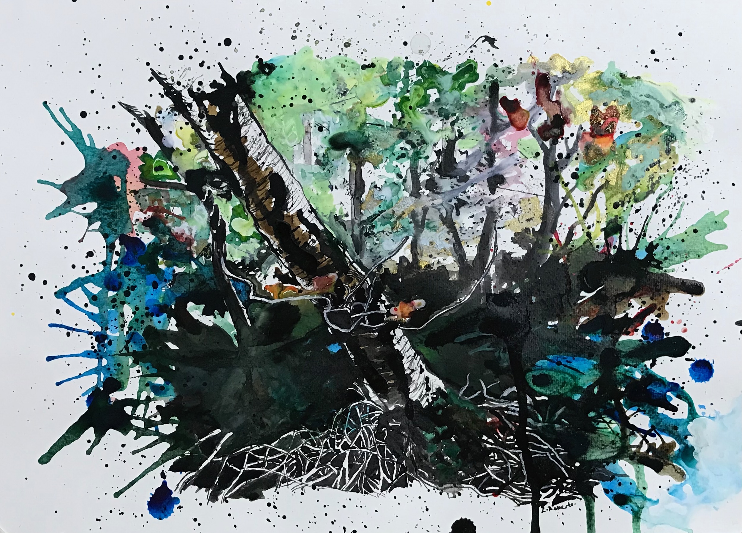 Splatter Woods (2) by Zoë Roberts