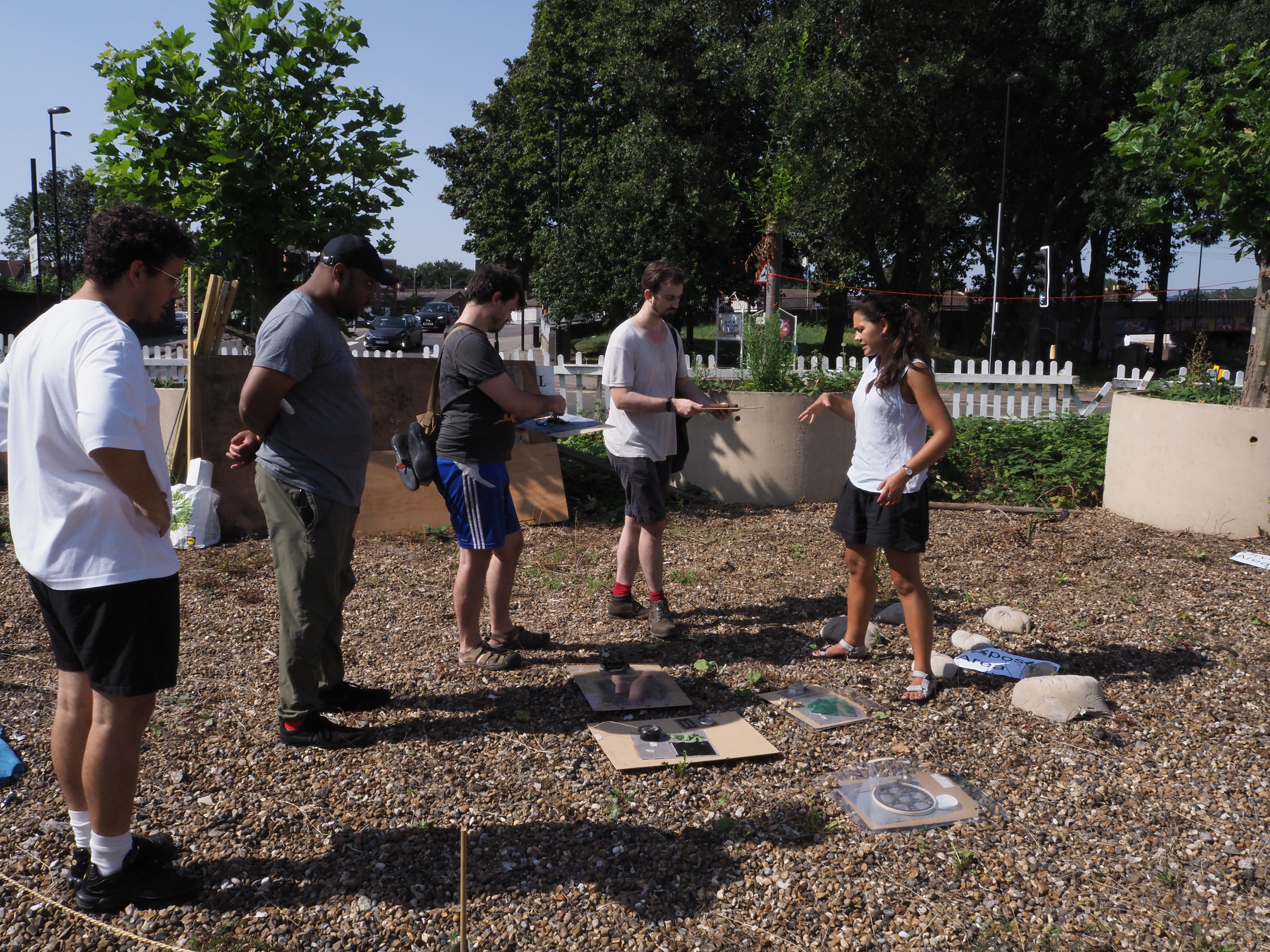 Cyanotype Workshop, Business is Driven By Quarterly Results, 2023. Desire Paths Commission, Turf Projects. 