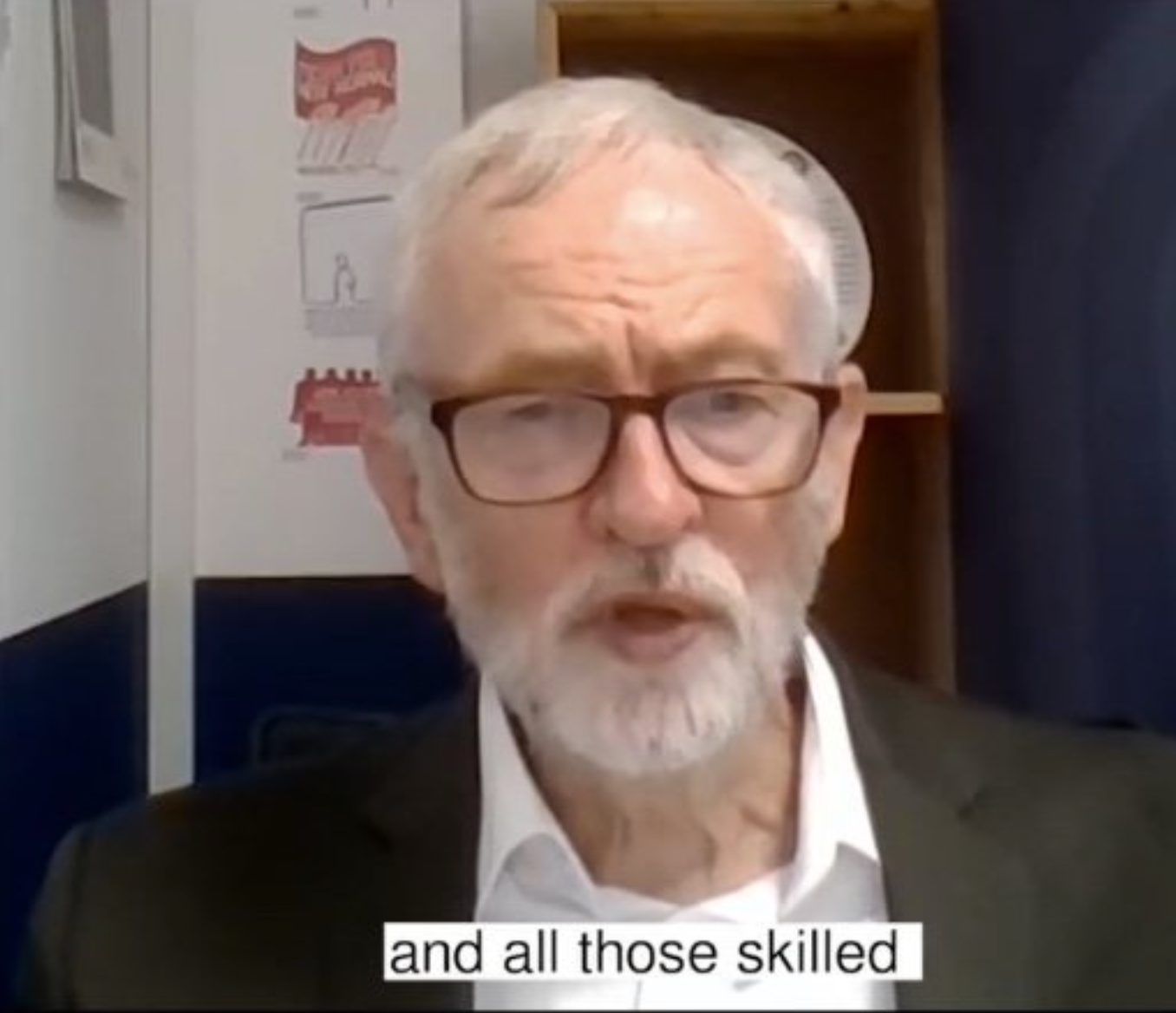 In Jeremy Corbyns office