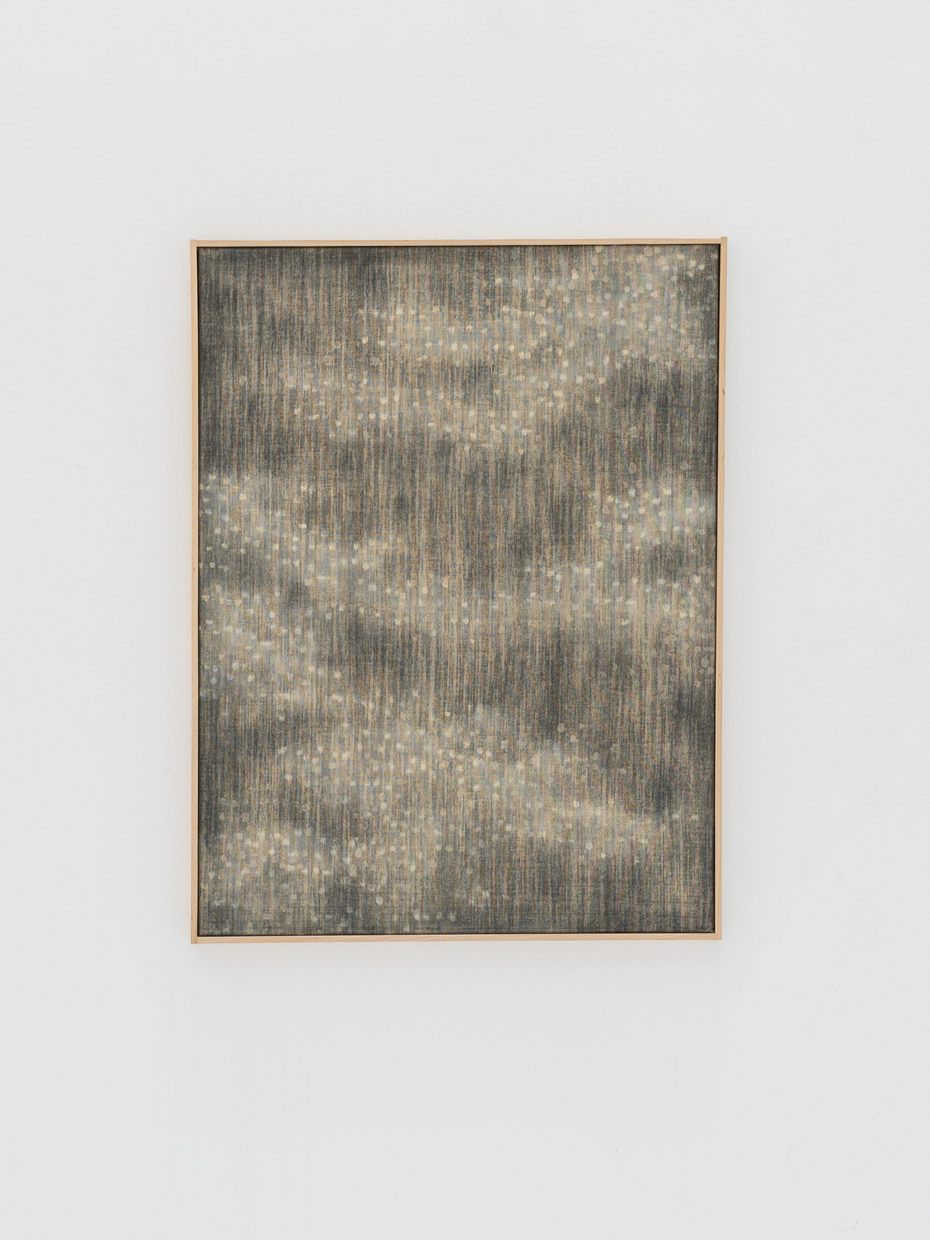 Untitled, acrylic and wax on linen, 80 x 60 cm, 2024