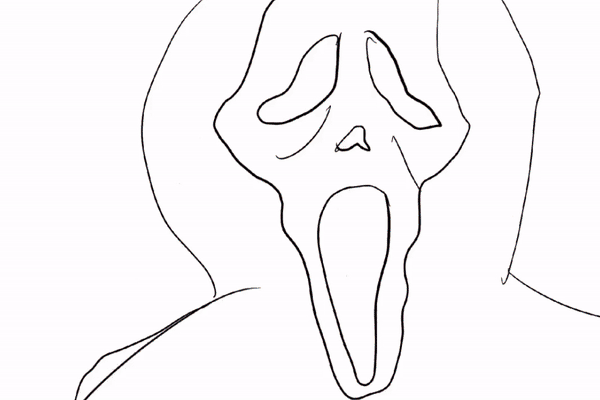 process drawing drew's face