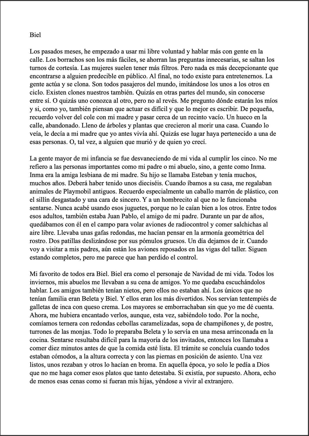 Biel, 2025 (Spanish)