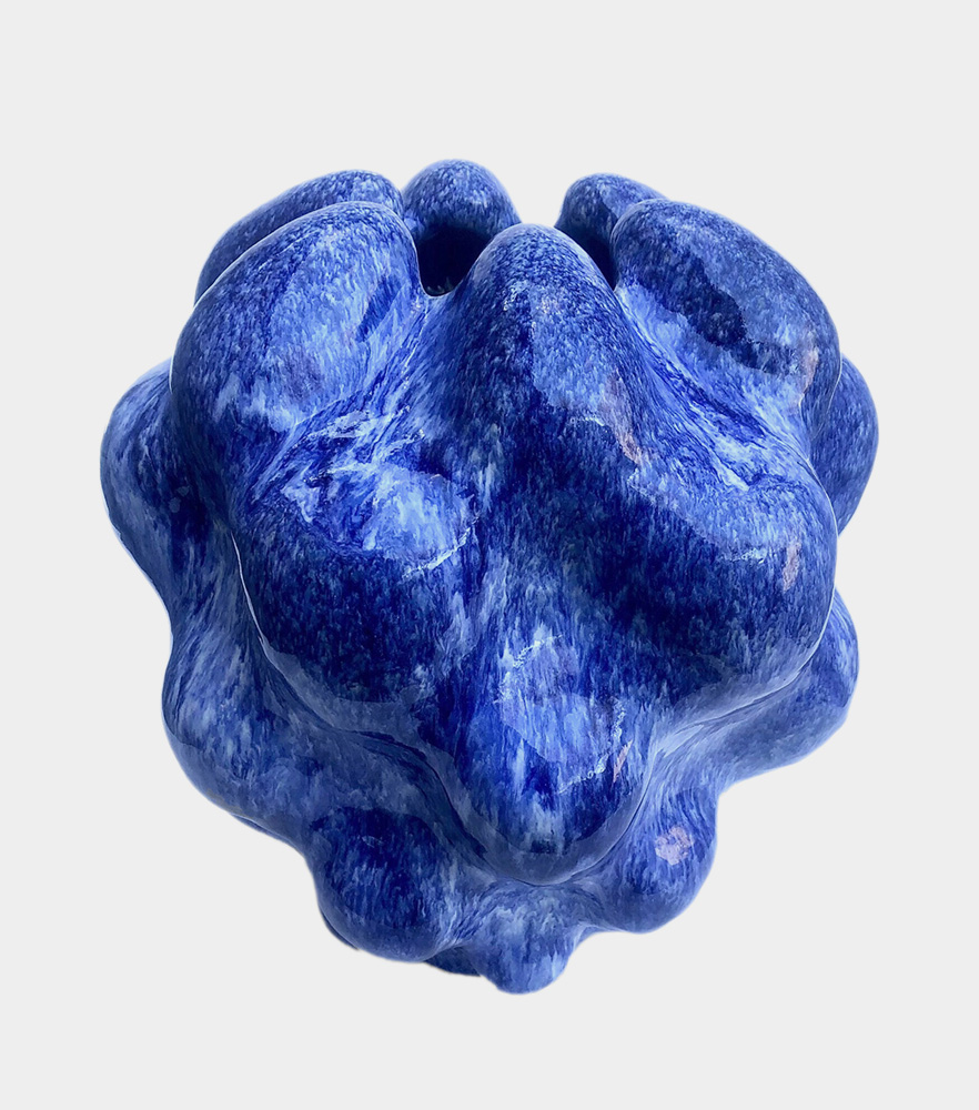 Rikke Elgaard, Shiny Blue, 33X30cm, 2.100&euro;
