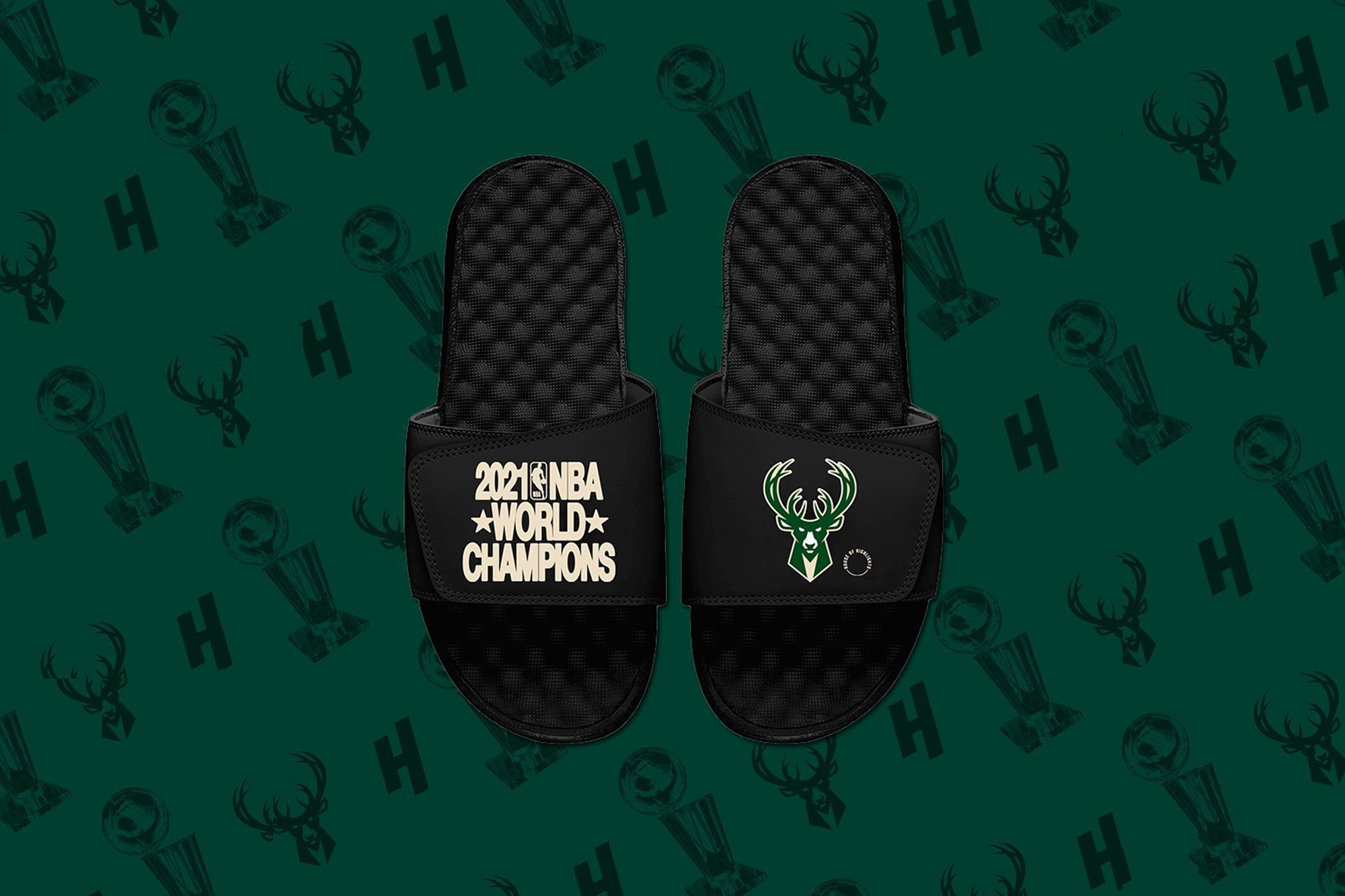 2021 NBA Milwaukee Bucks official championship merch x House of Highlights. Design + Creative Direction: Adi Nachum
