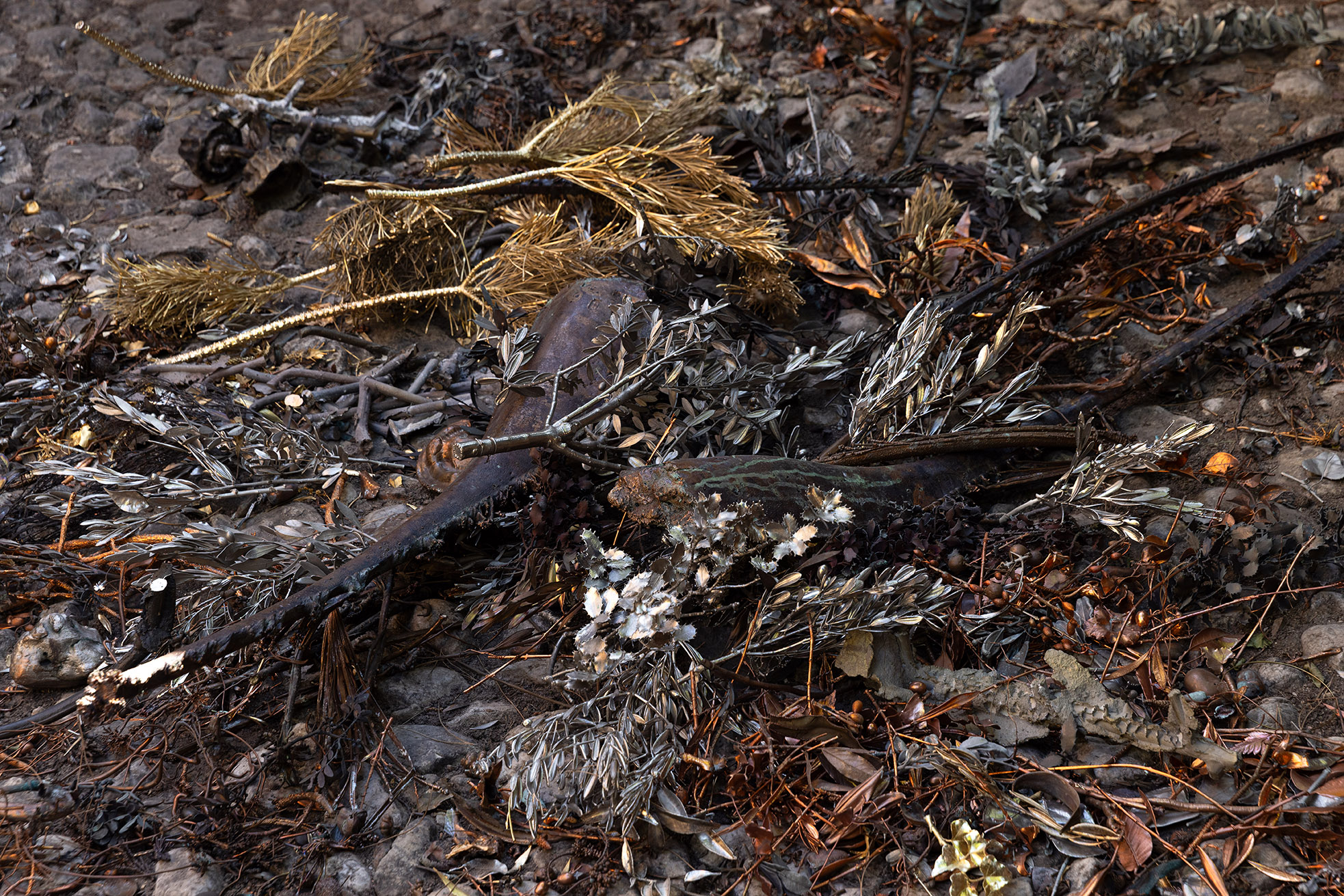 Socratis Socratous, Stolen garden (Revisited), 2009-2025, ONCE WE WERE GARDENS exhibition, 2025, DEO, Karavas Estate,Kampos, Chios Island, Greece, courtesy of the artist and The Breeder Gallery, photo: Nikos Alexopoulos