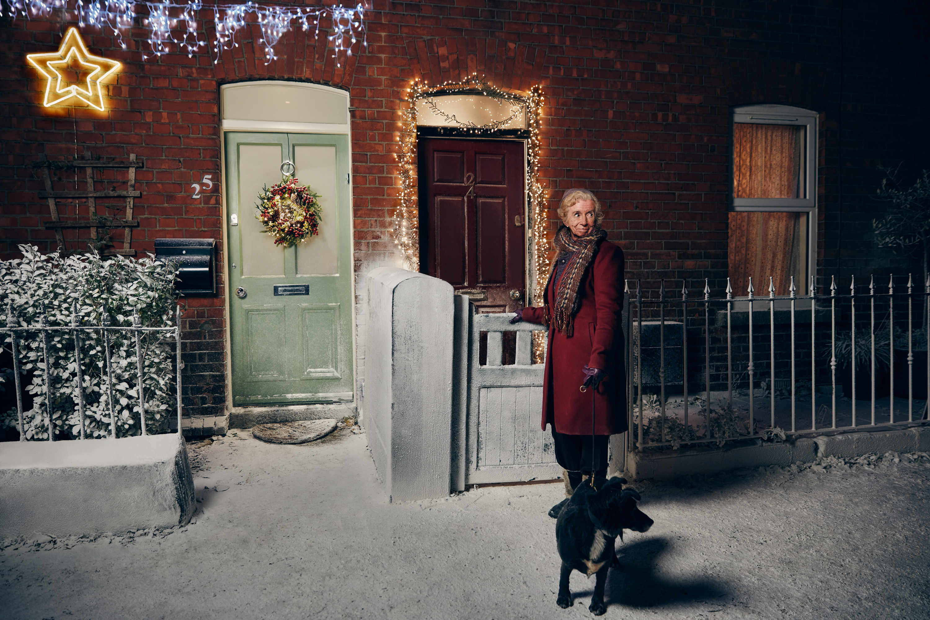 Mrs Higgins, Woodies Christmas ad, photographed by Dublin based lifestyle, fashion, and advertising photographer Alex Sheridan for Droga5, capturing authentic energy and real moments
