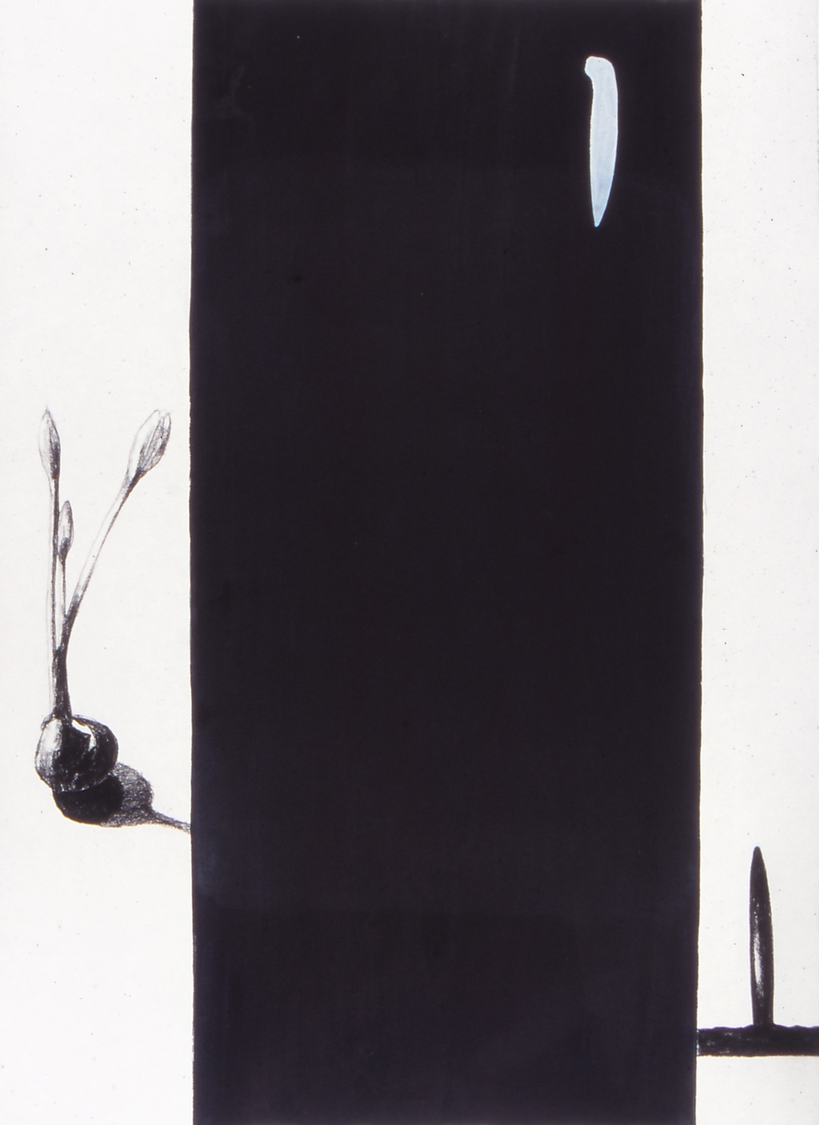 Untitled 1996, mixed media on paper, 106 x 78 cm