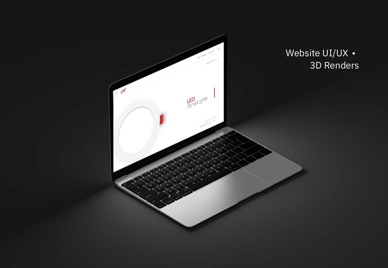 Website UI / UX + Renders for a Lighting Dealership