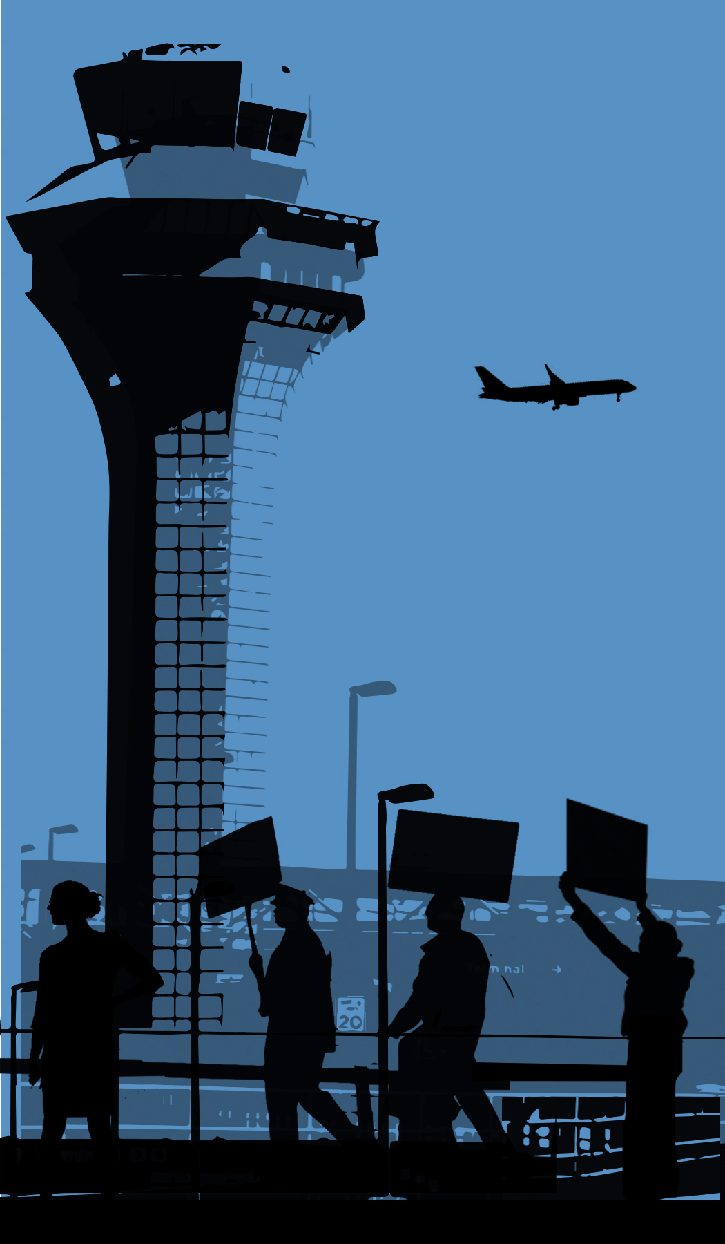 WSJ: Air traffic controllers , air safety