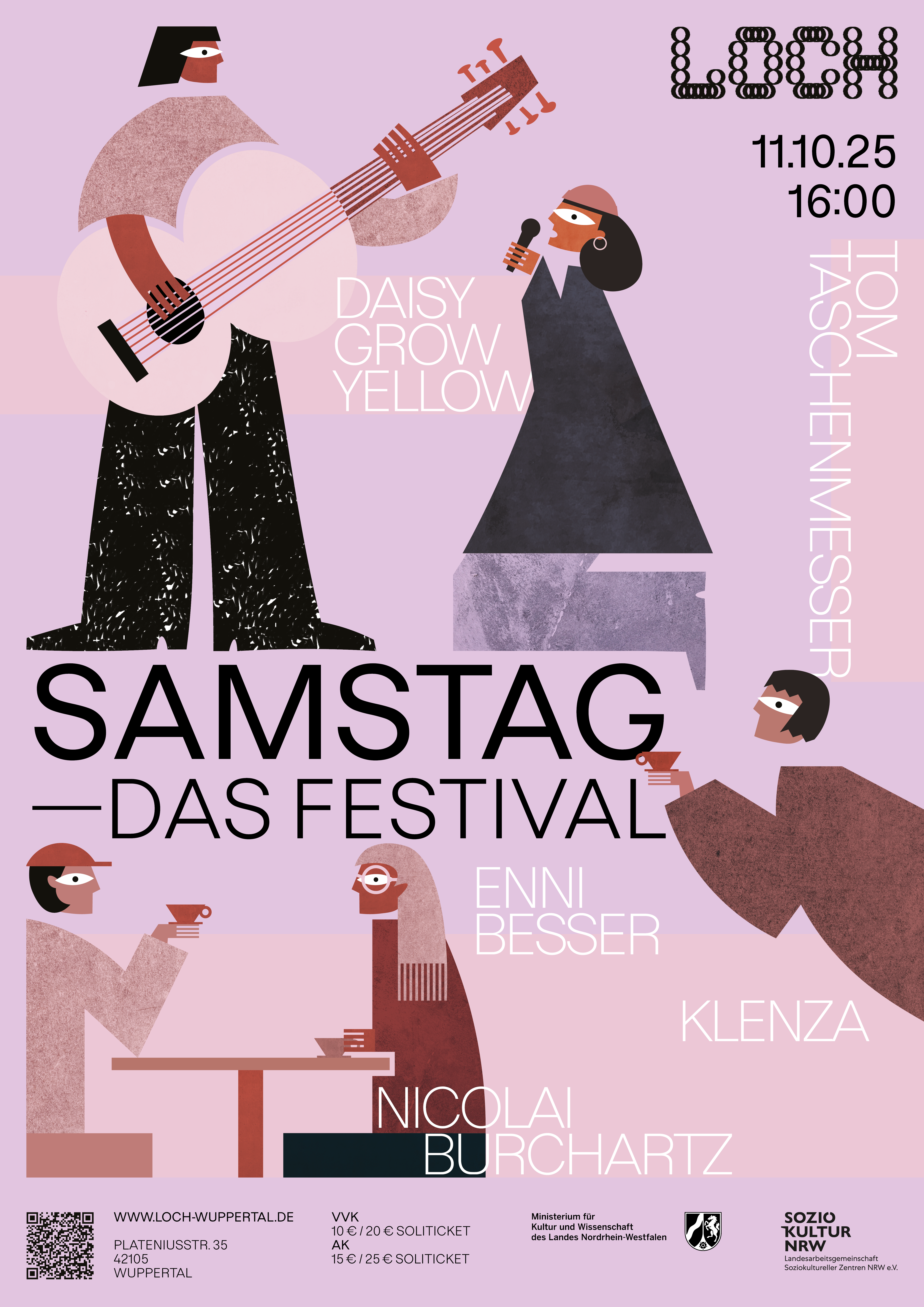 Poster design for LOCH Music Venue