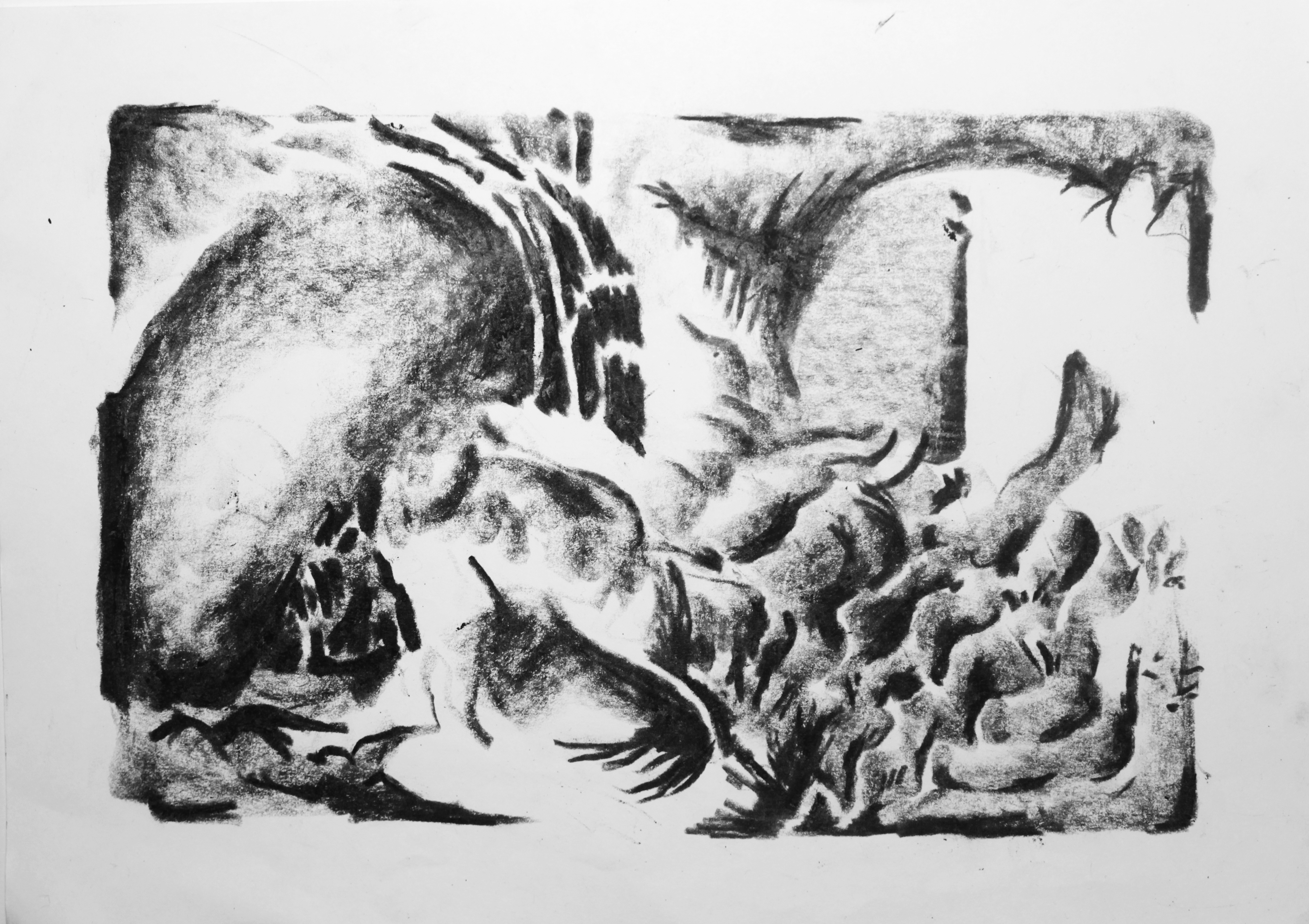"Qaves series" - A4 - Wax colour - 2015.