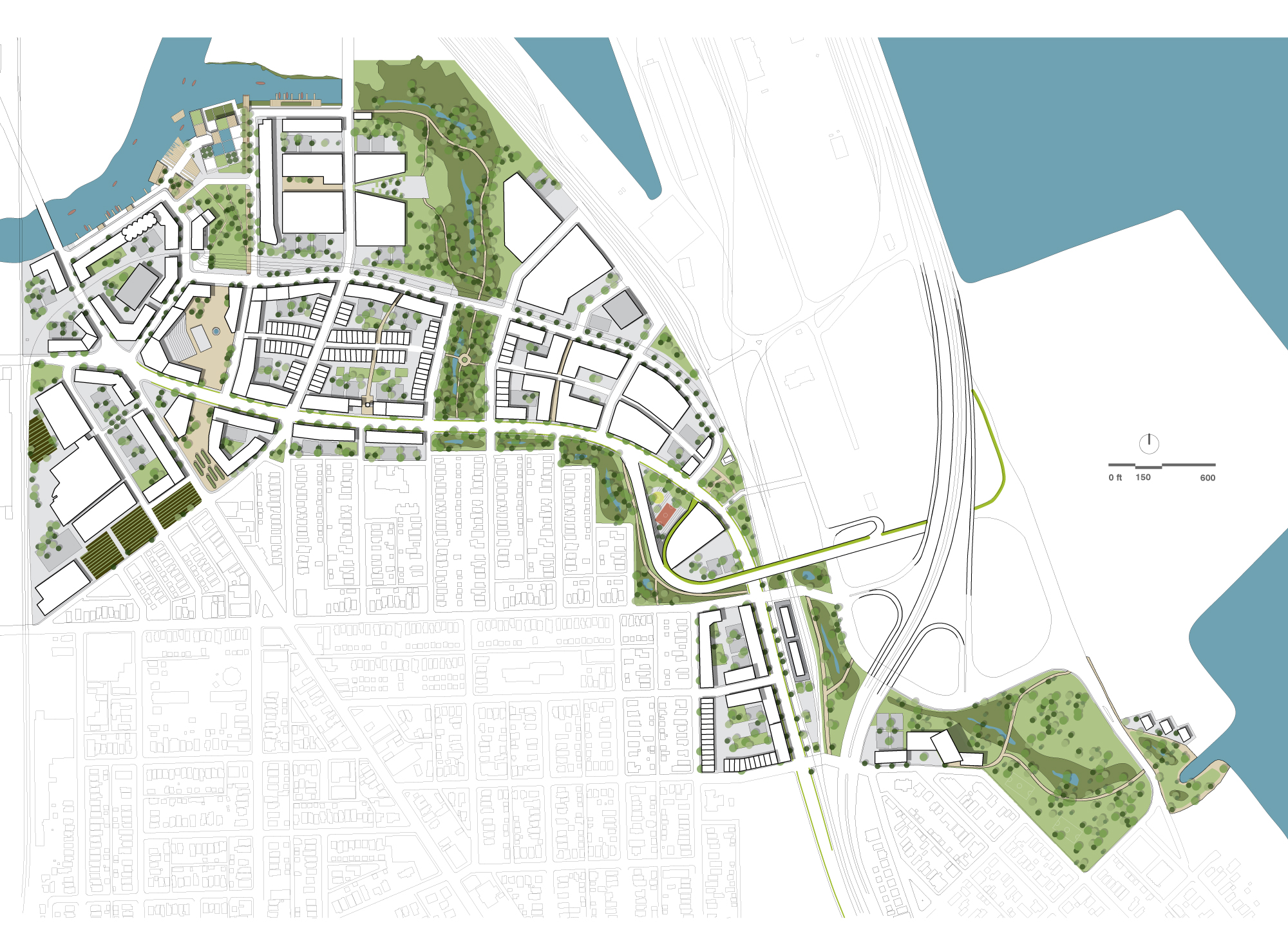 Inner Harbor Master Plan Frank Zimmerman Architecture Design