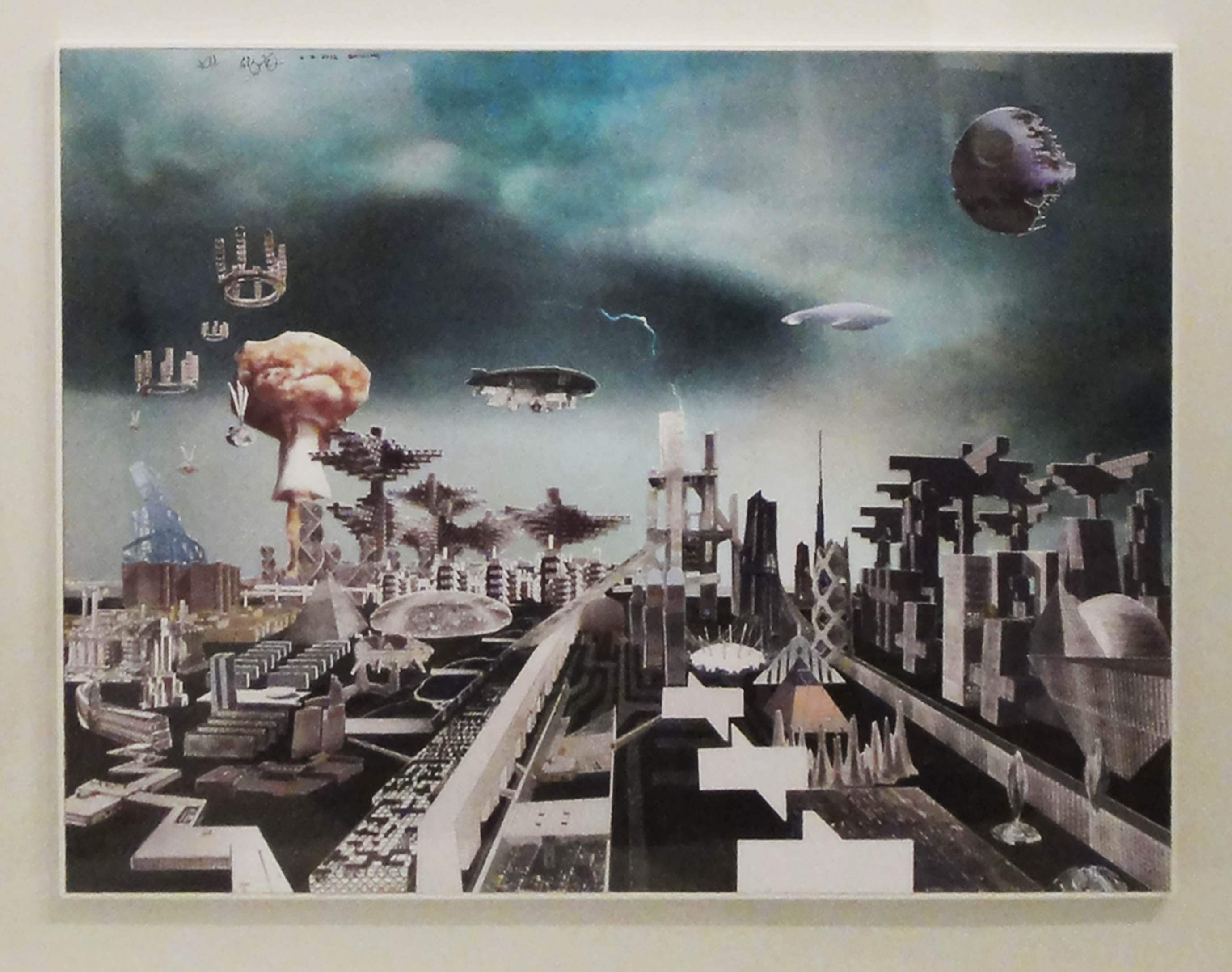 CITIES OF THE AVANT-GARDE (2014) Collage on Cardboard, 100 x 70cm (Institutional Collection)