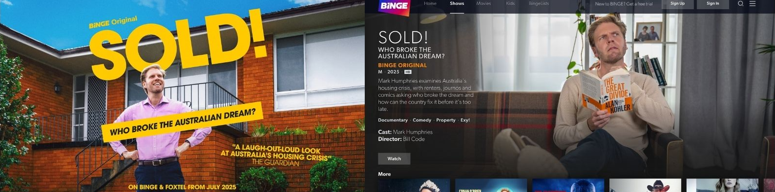 SOLD! WHO BROKE THE AUSTRALIAN DREAM