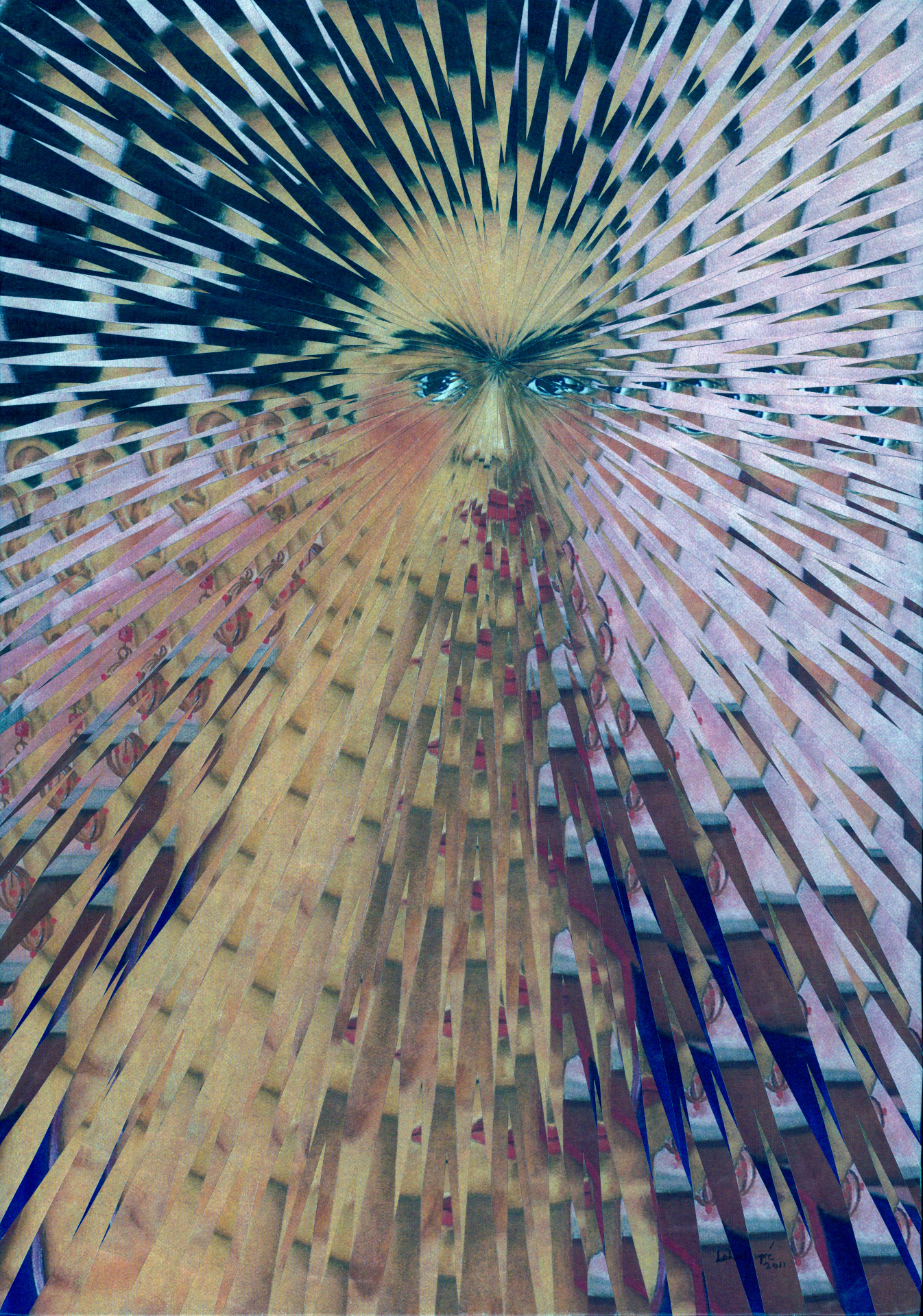 Exploding Kahlo, 2011, 8.2 x 11.6 inches