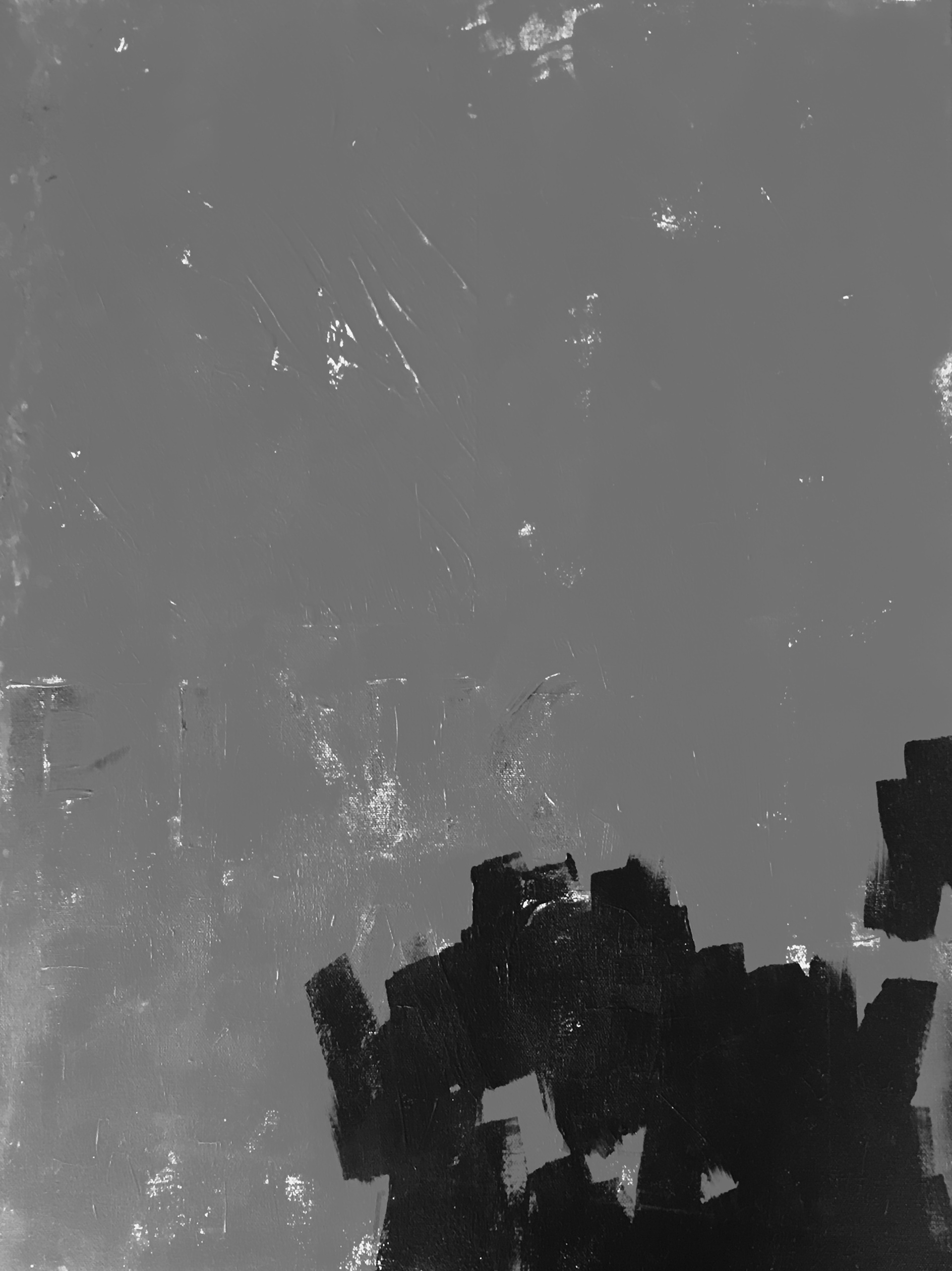 The Word "Pink" Painted Over / Acrylic on canvas / 2002–05