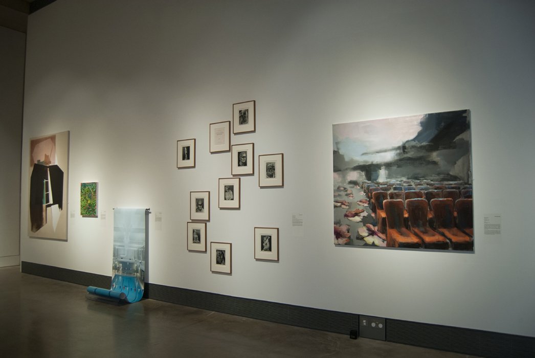 The Open West, exhibition view. Floral pattern carpet II Oil on linen, 150 x 140 cm.3/10