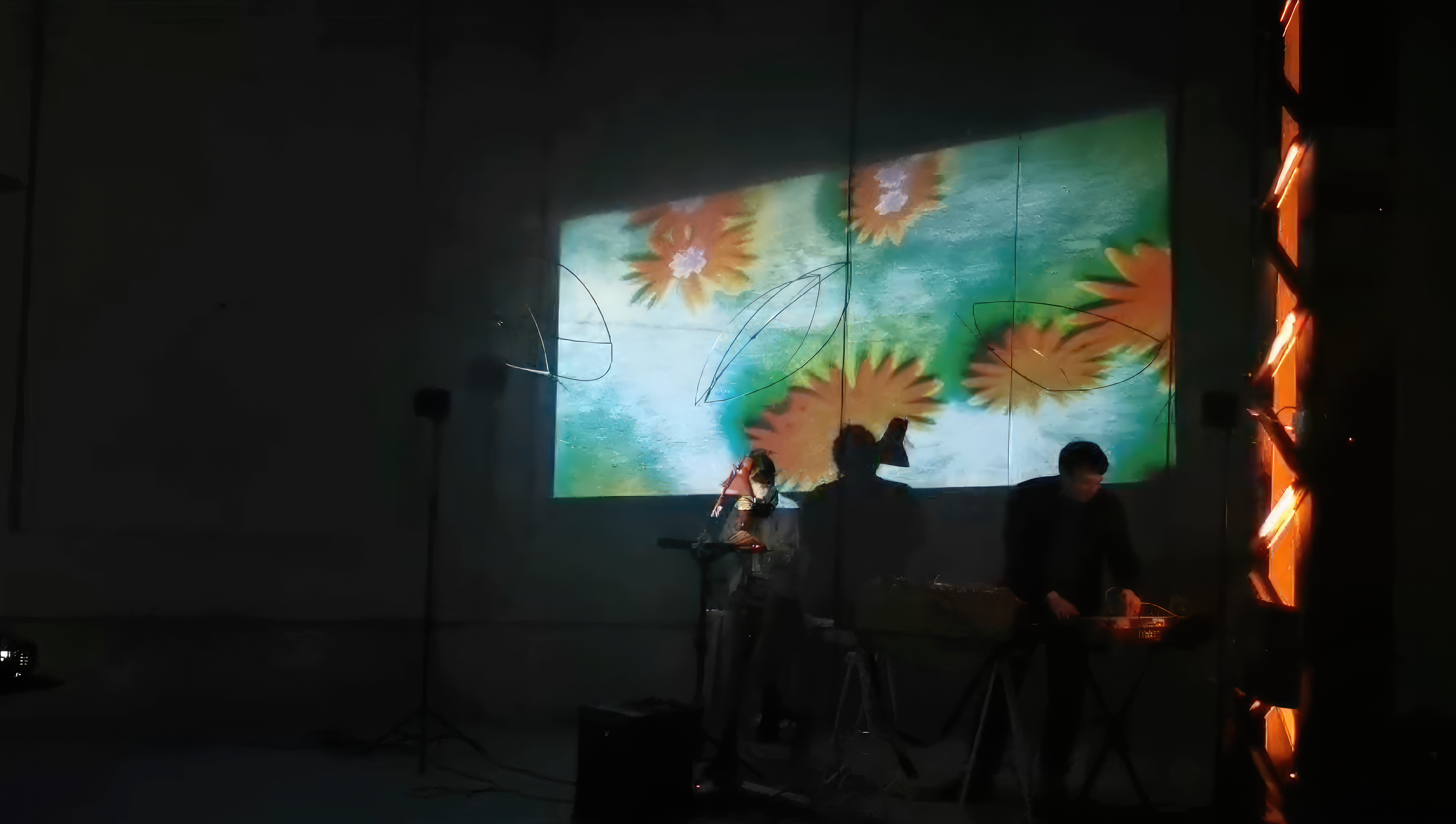ORiENTATION MATTERS Kunstverein Wagenhalle e.V., Stuttgart: HTB-Session mit Visuals